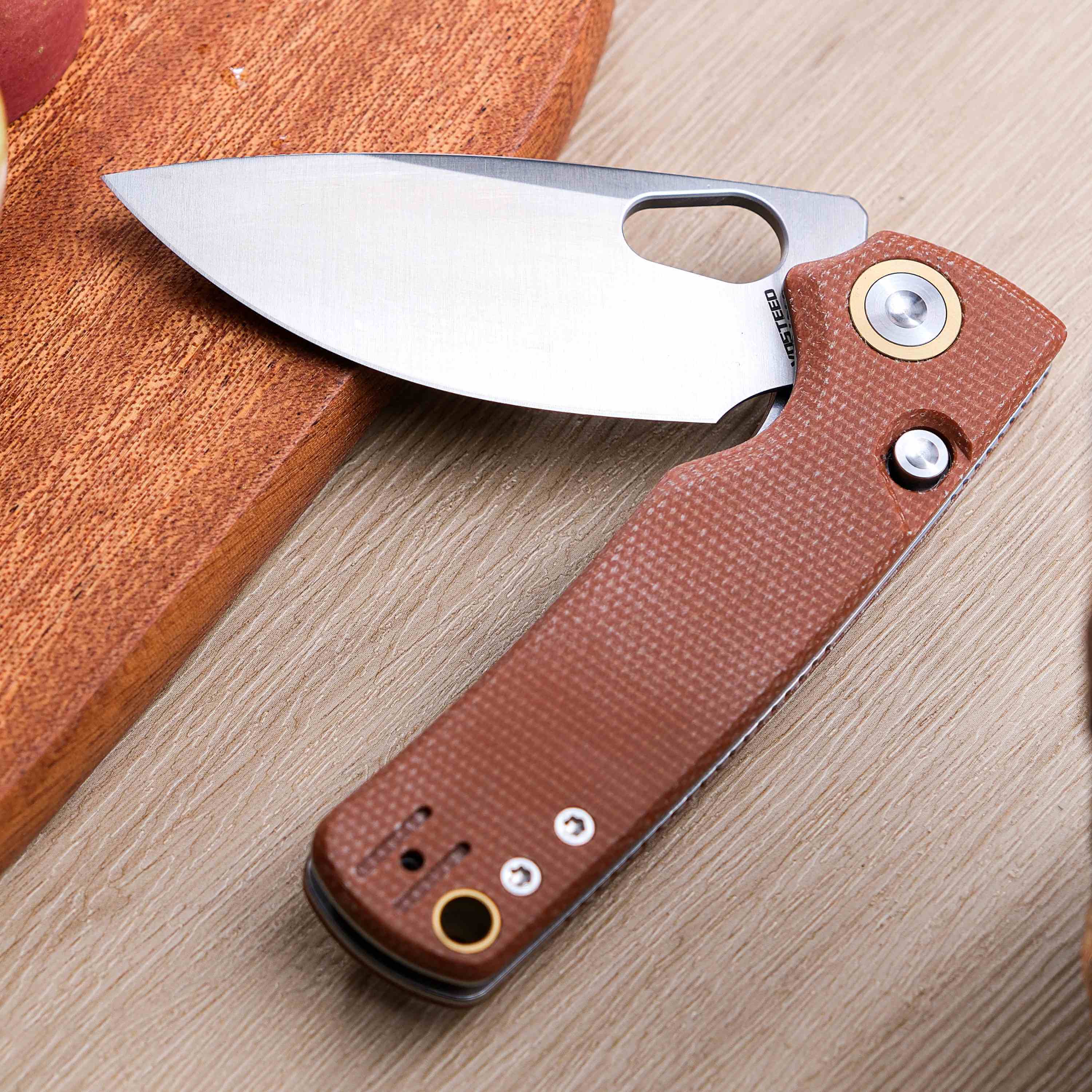 Porcupine - Top Liner Lock  (2.99" 14C28N Blade & Micarta Handle) - A2604