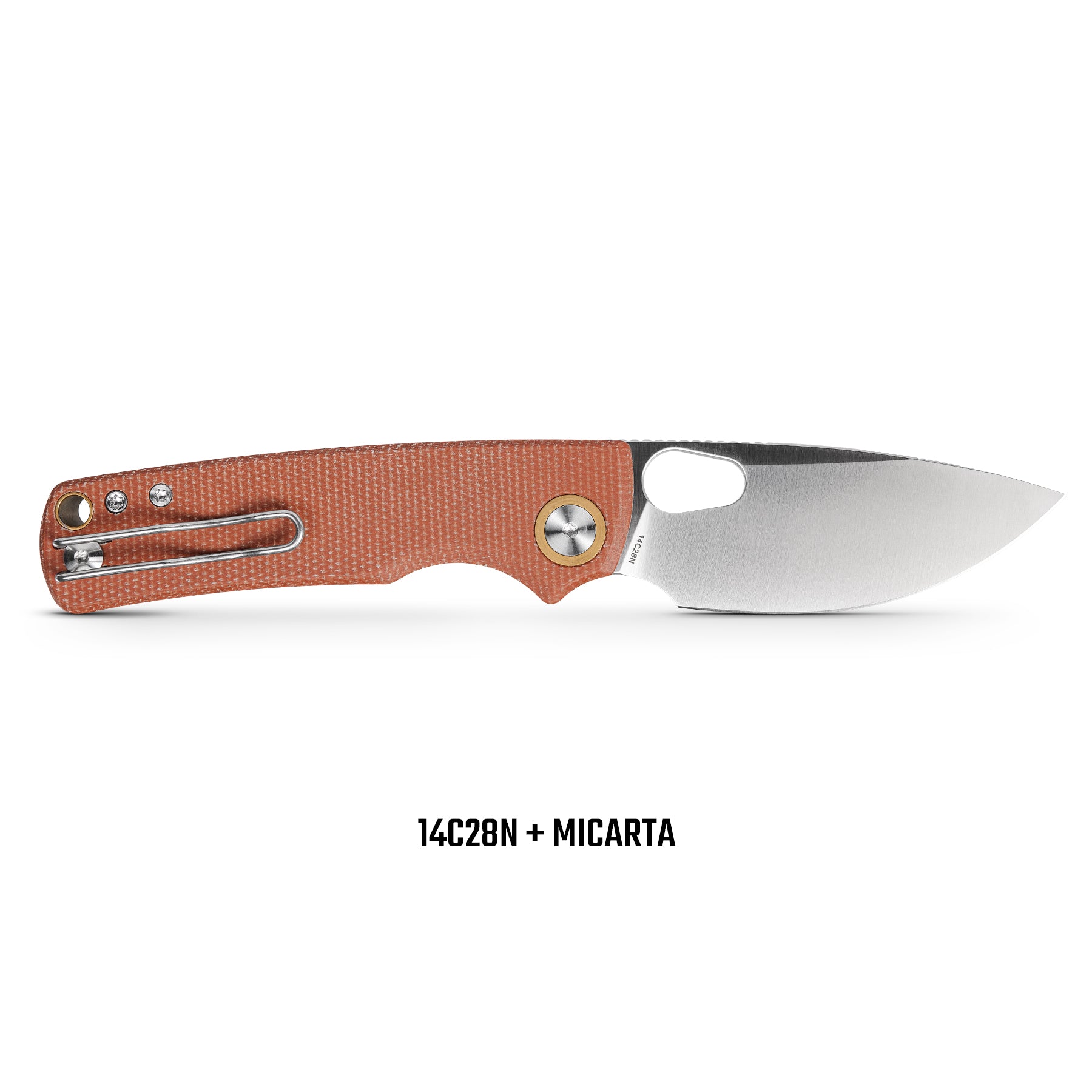 Porcupine - Top Liner Lock  (2.99" 14C28N Blade & Micarta Handle) - A2604