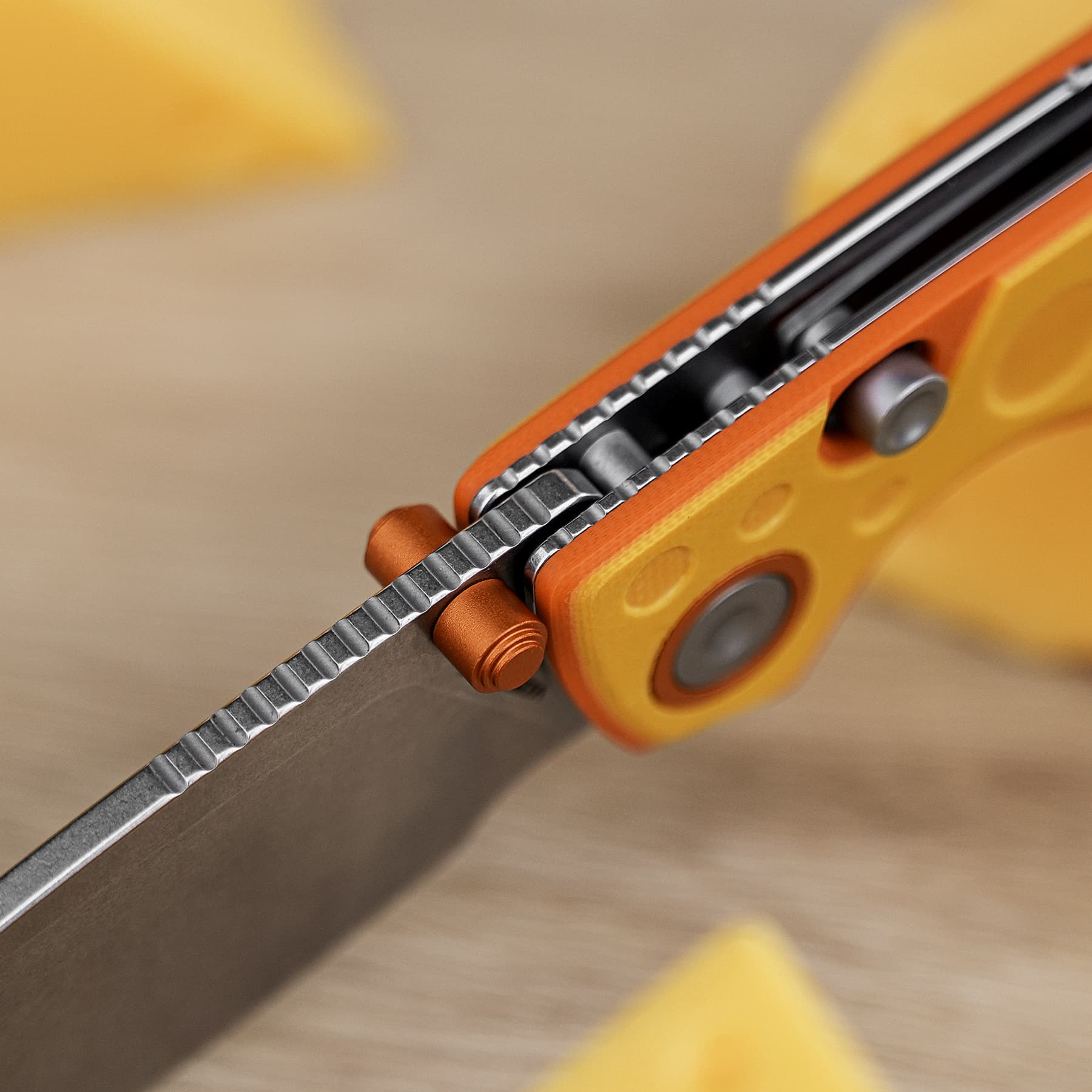 CheesePirates® -Top Liner Lock   (2.99" 14C28N Blade &  G10 Handle) - A2625