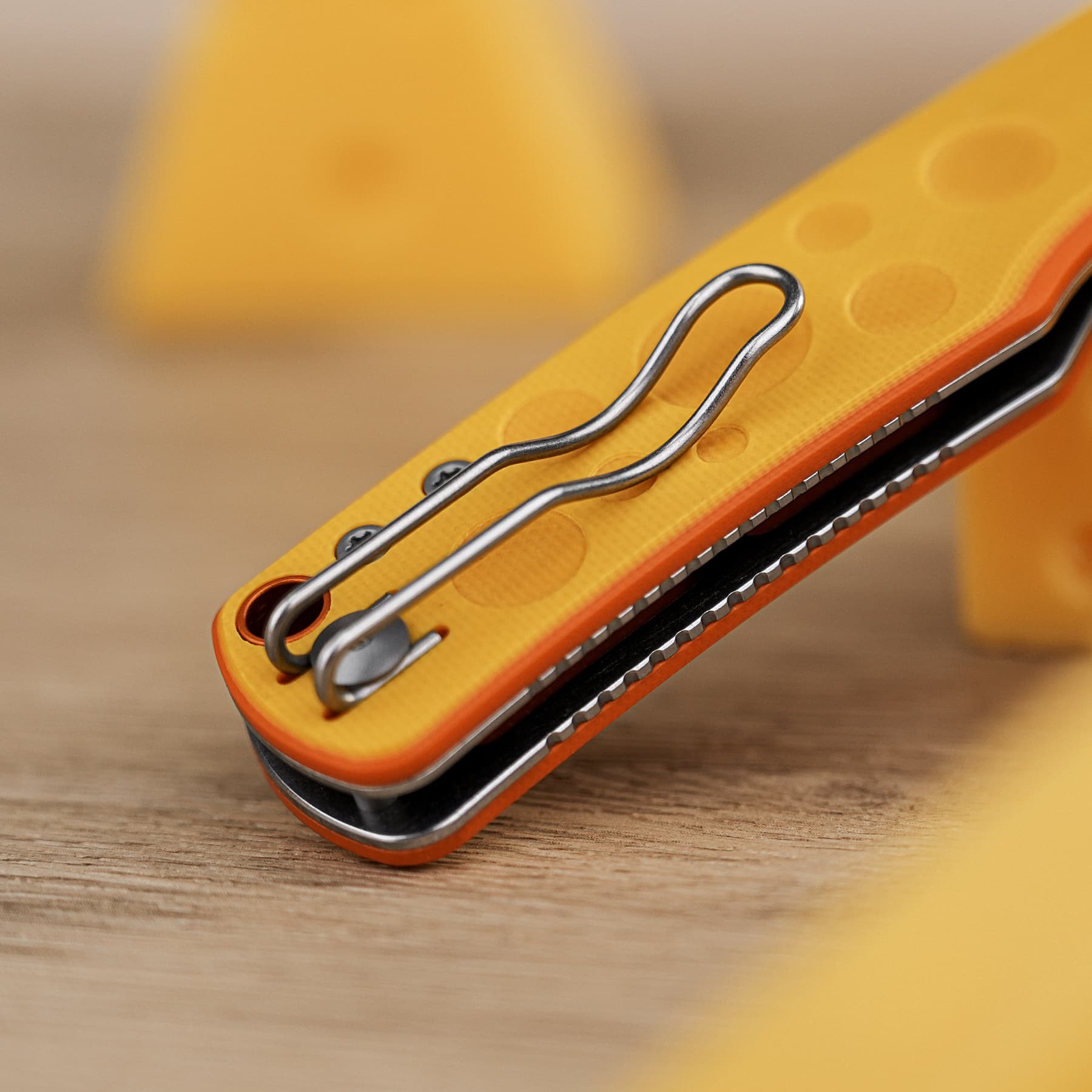 CheesePirates® -Top Liner Lock   (2.99" 14C28N Blade &  G10 Handle) - A2625