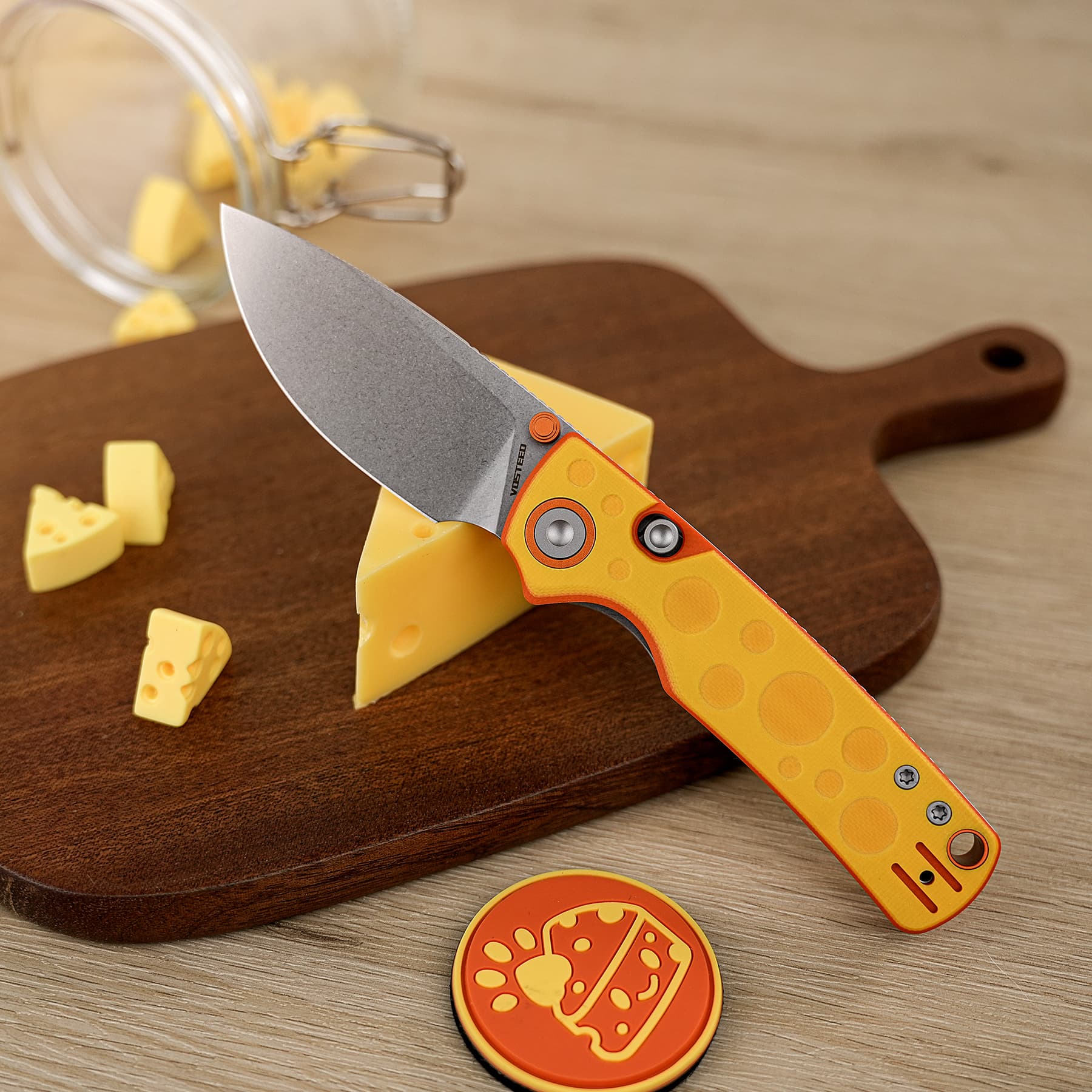 CheesePirates® -Top Liner Lock   (2.99" 14C28N Blade &  G10 Handle) - A2625