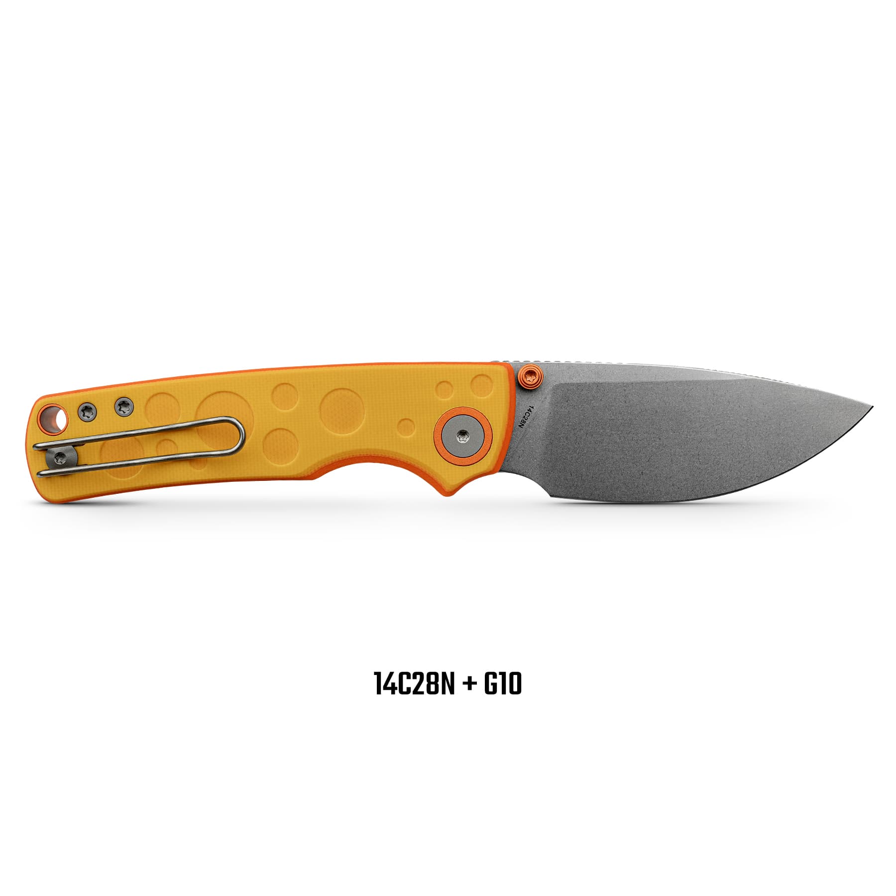 CheesePirates® -Top Liner Lock   (2.99" 14C28N Blade &  G10 Handle) - A2625
