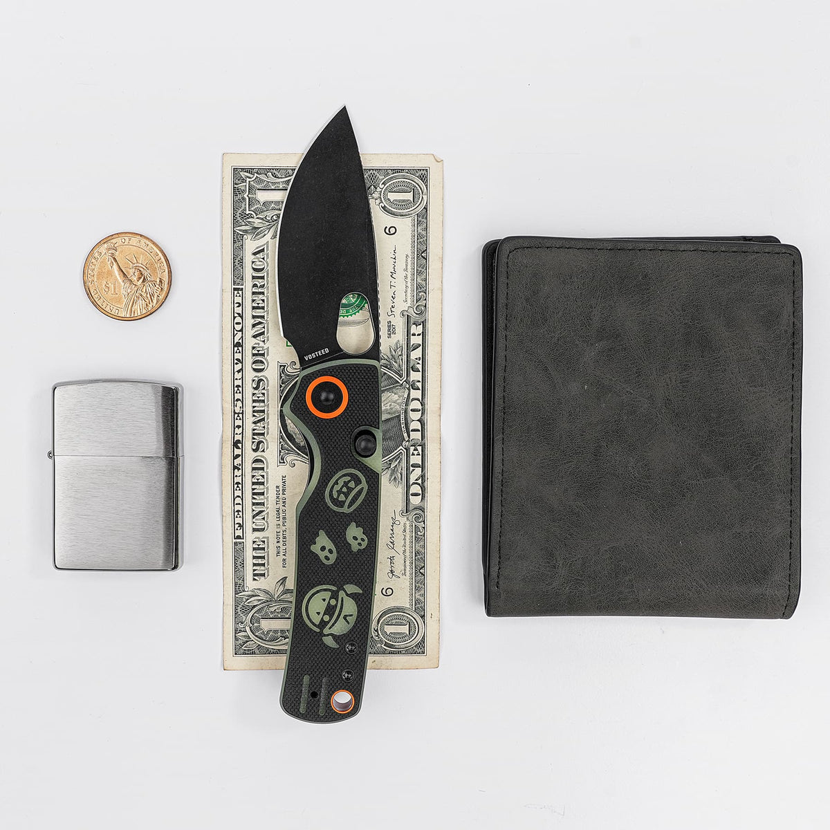 Coming Soon - Porcupine - Top Liner Lock (2.99" 14C28N Blade & G10 & Glow-in-the-Dark G10 Handle) - A2630