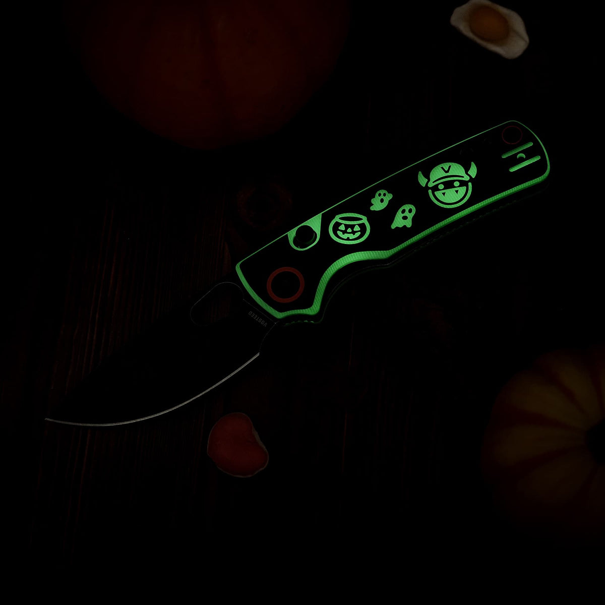 Coming Soon - Porcupine - Top Liner Lock (2.99" 14C28N Blade & G10 & Glow-in-the-Dark G10 Handle) - A2630