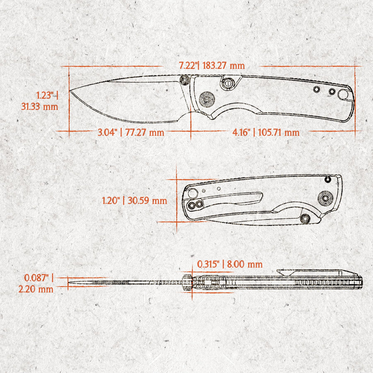 Coming Soon - Porcupine TiSlim® - Top Liner Lock (3.04" S90V Blade & Titanium Handle) - A4814