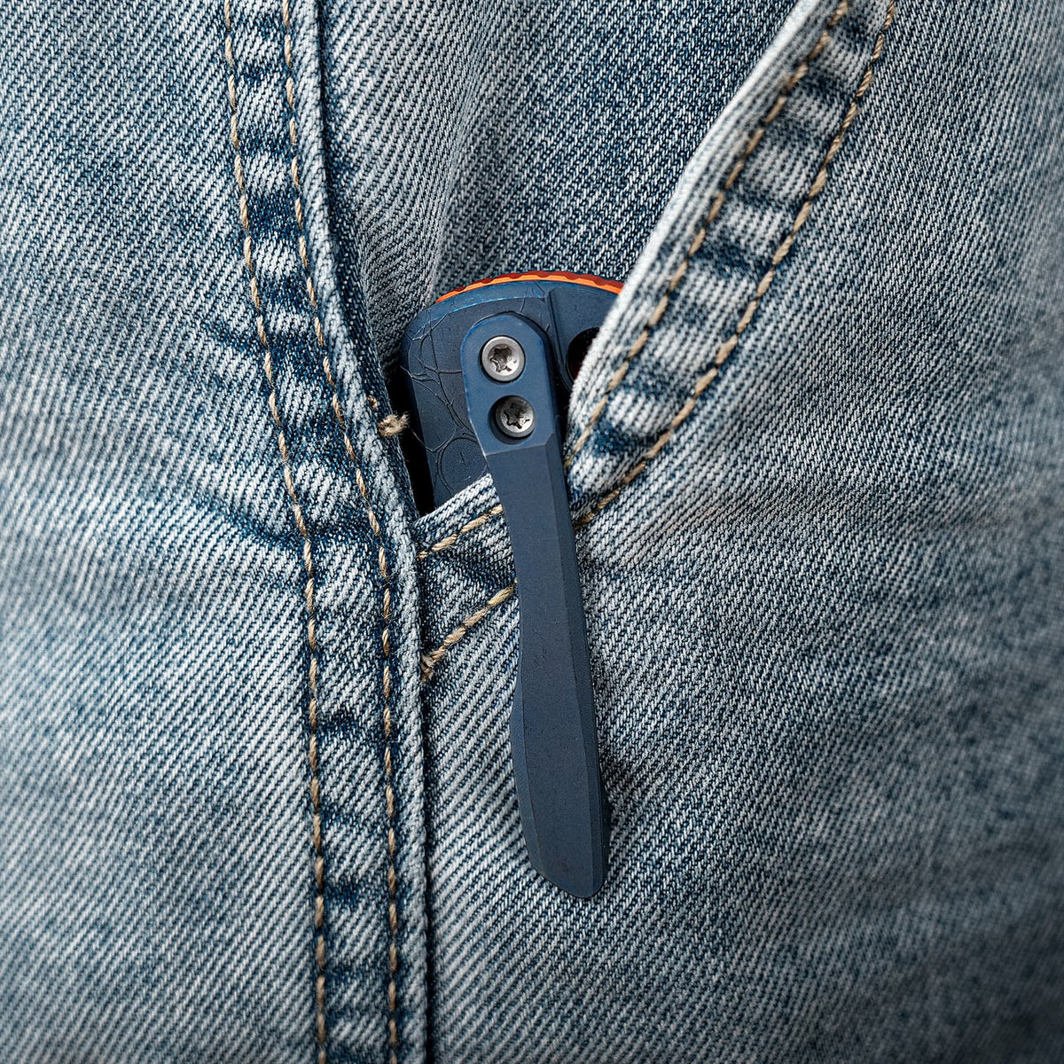 Coming Soon - Porcupine TiSlim® - Top Liner Lock (3.04" S90V Blade & Titanium Handle) - A4814
