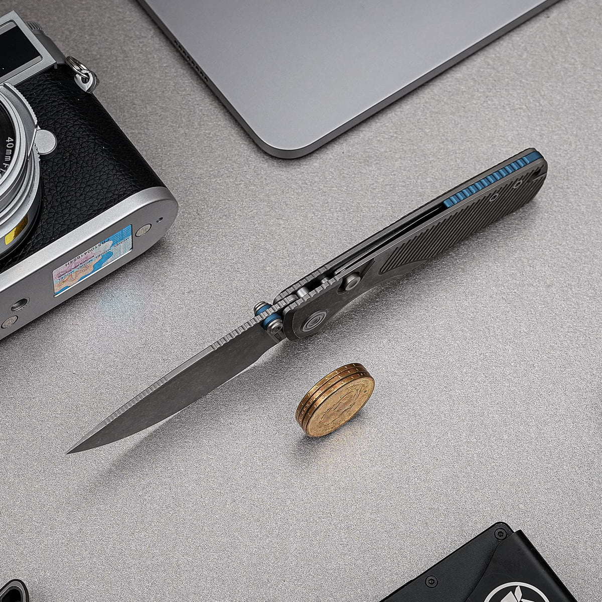 Coming Soon - Porcupine TiSlim® - Top Liner Lock (3.04" 154CM Blade & Titanium Handle) - A4820