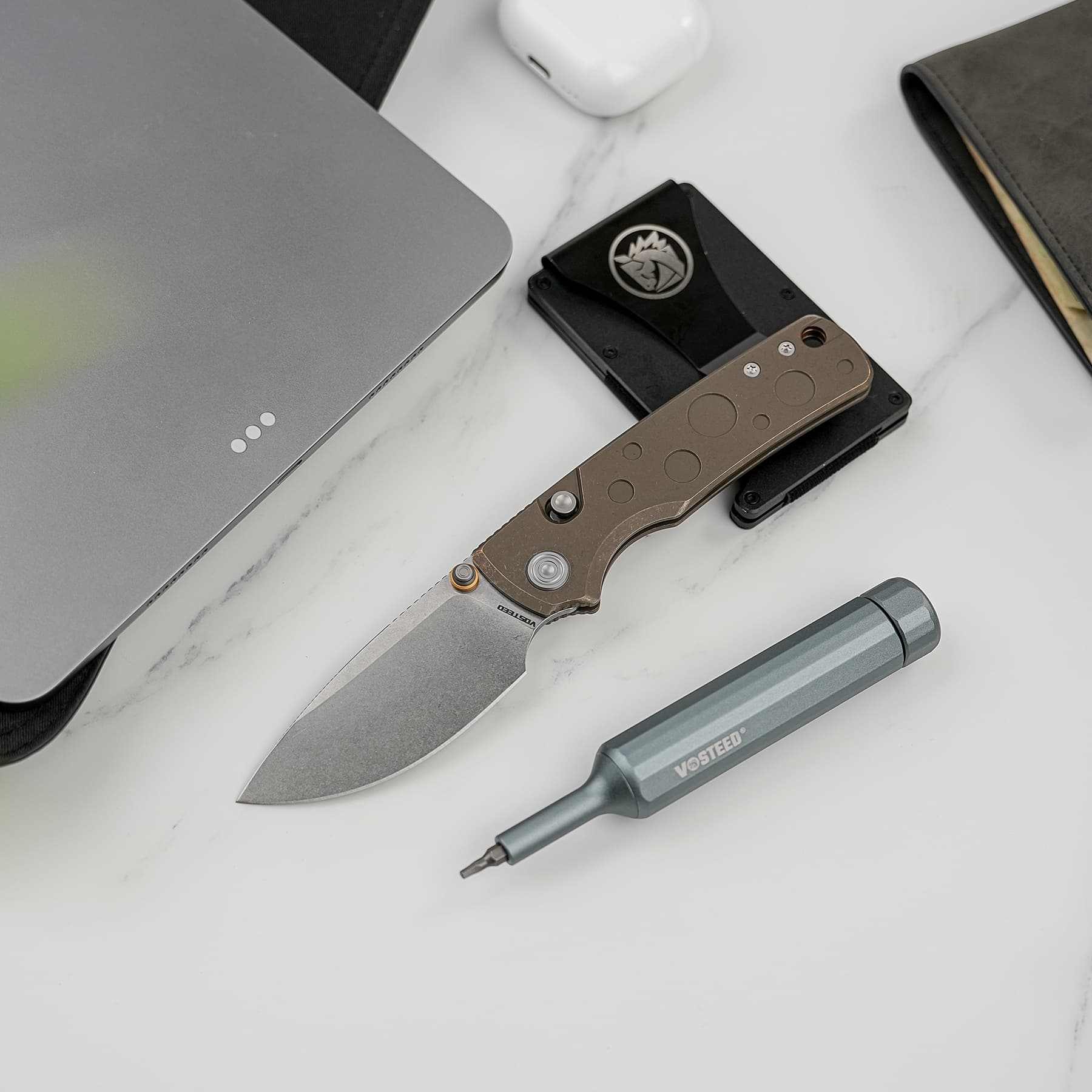 Porcupine TiSlim™ - Top Liner Lock (3.04" S90V Blade & Titanium Handle) - A4807