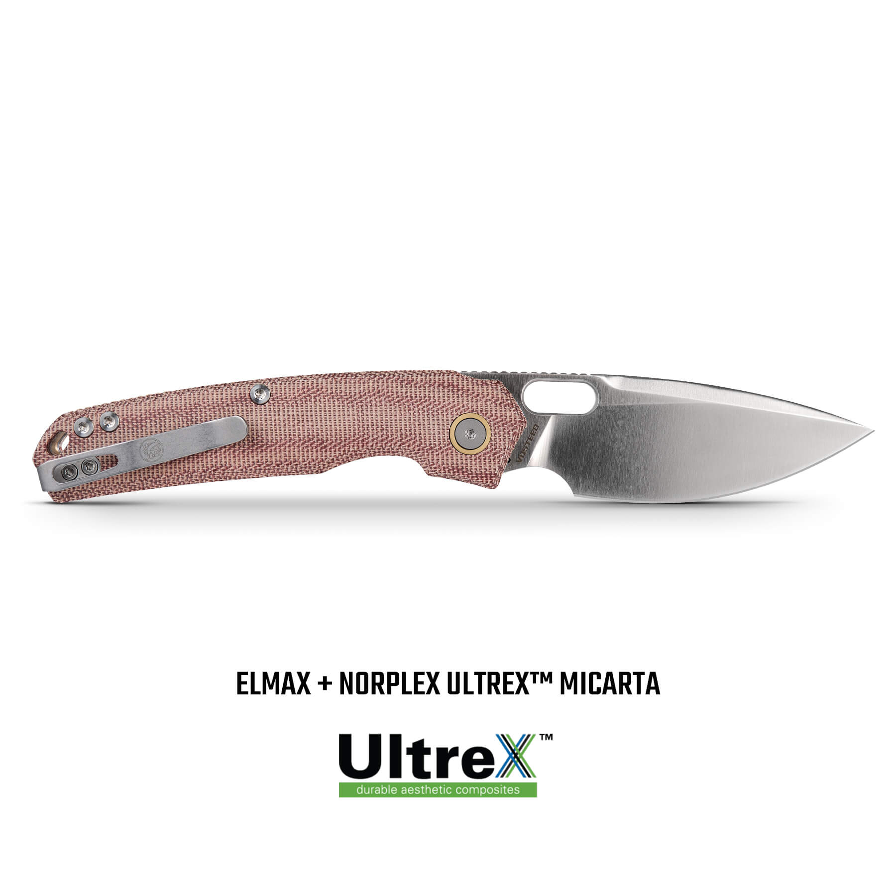 Psyop - Top Liner Lock Knife (3.32" Elmax Blade & Norplex UltreX™ Micarta Handle) - A2215