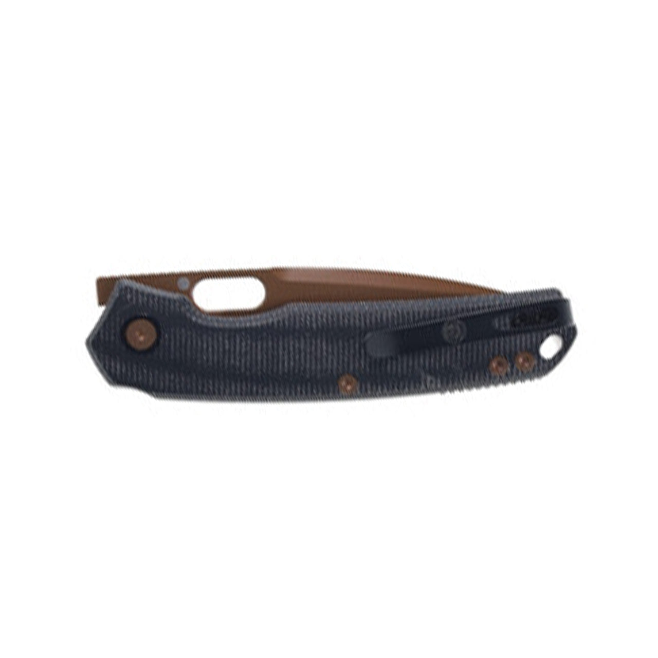WMK Exclusive Vosteed Psyop Folding Knife Black Micarta Handle Elmax Copper PVD Finish A2216