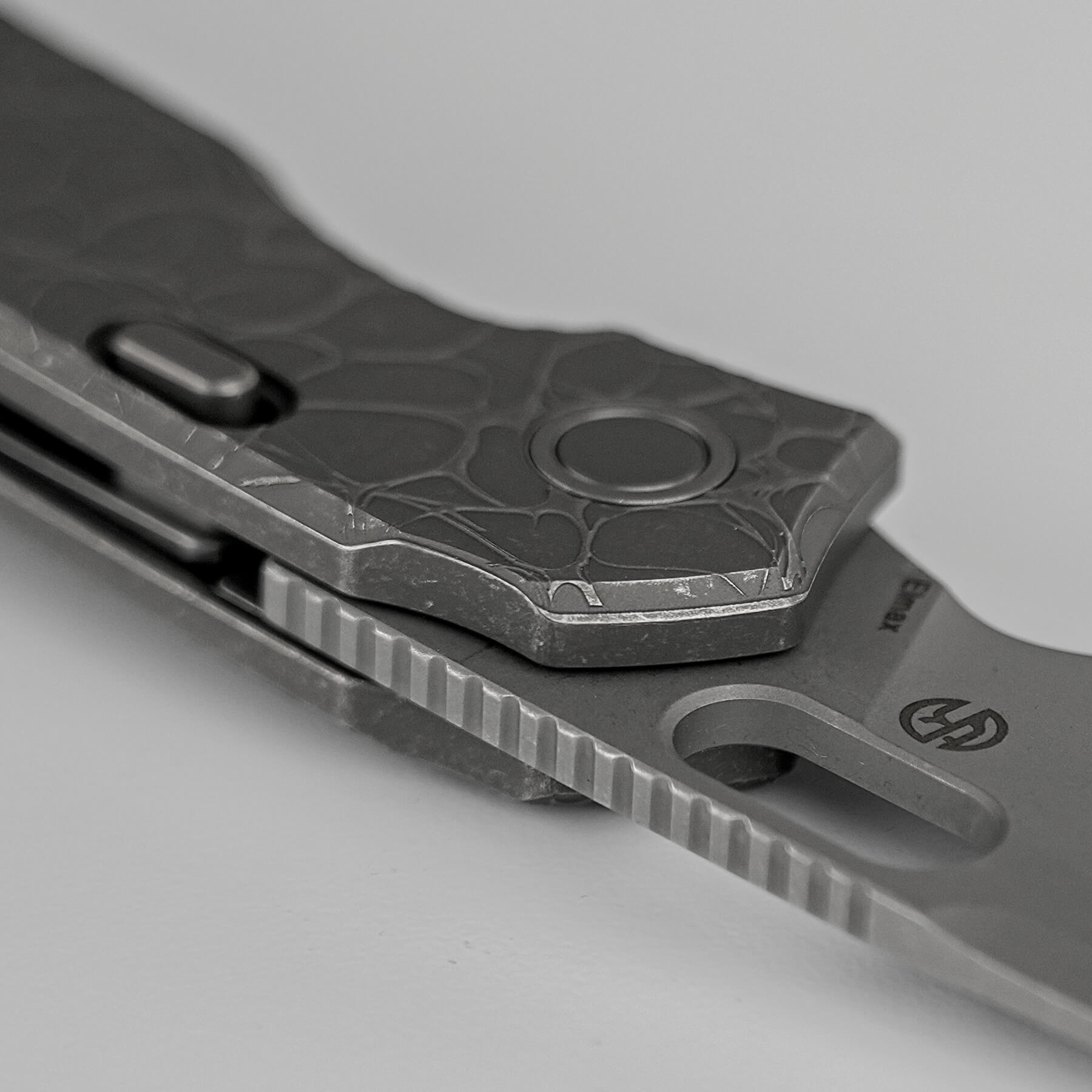 Psyop - Top Liner Lock Knife (3.32" Elmax Blade & Titanium Handle) - A2222