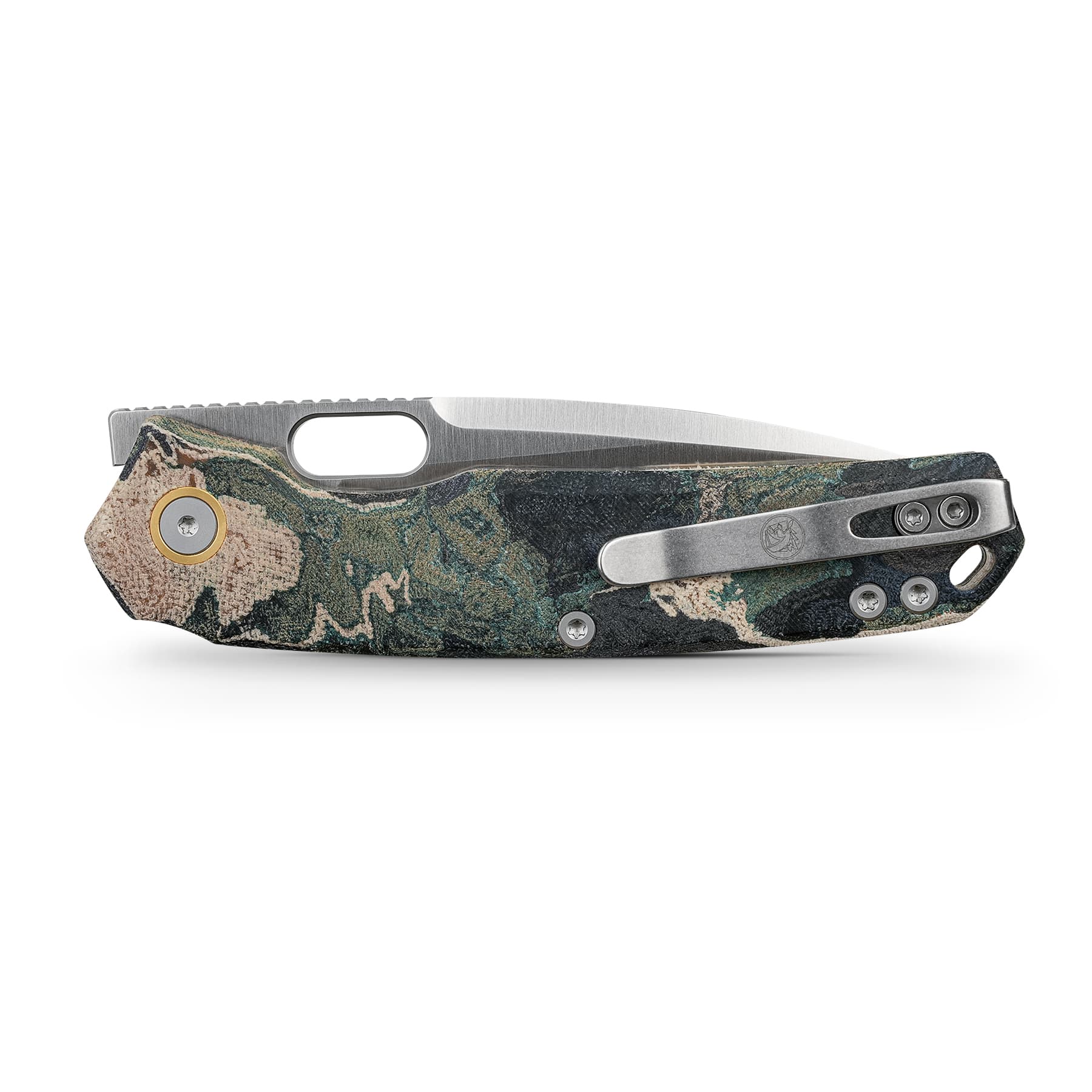 Coming Soon - Psyop - Top Liner Lock Knife (3.32" Elmax Blade & Current Micarta Handle) - A2223