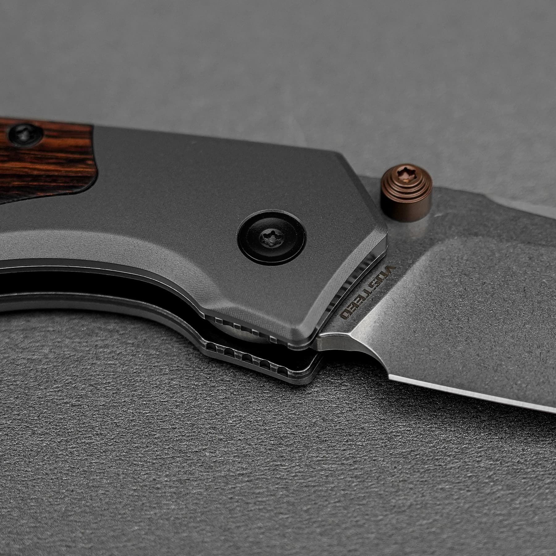 Psyop - Top Liner Lock (2.99" S35VN Blade & Sand Ironwood Handle) - A2228