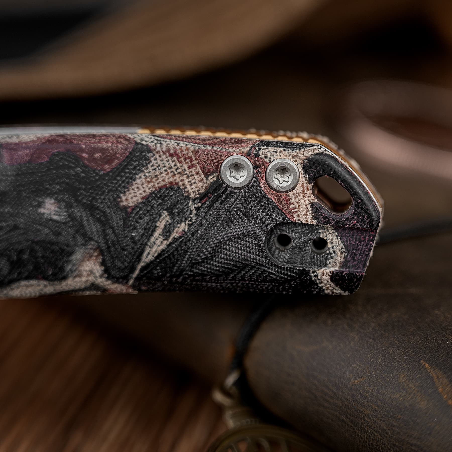 Psyop - Top Liner Lock Knife (3.32" Elmax Blade &  Current Micarta Handle) - A2234