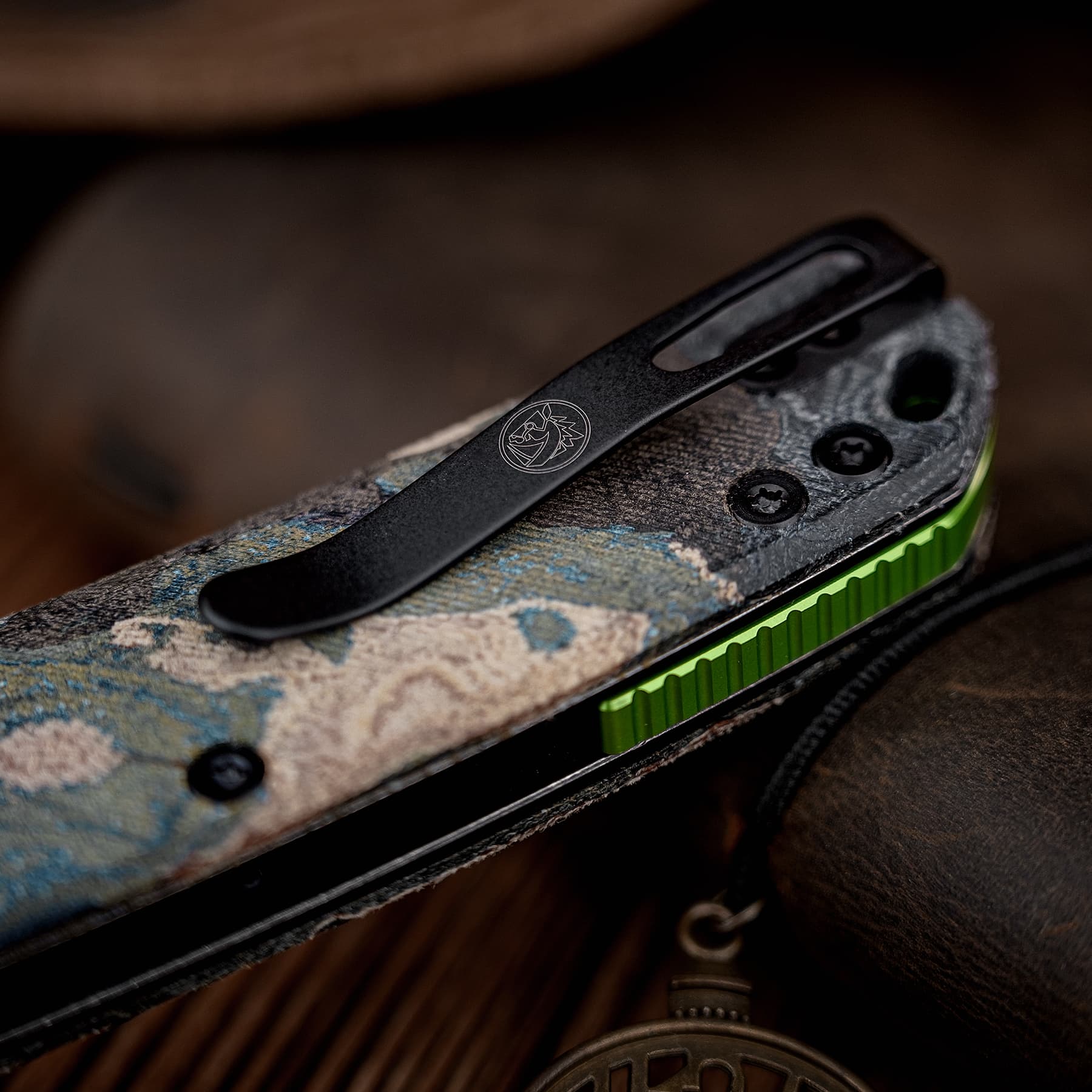 Psyop - Top Liner Lock Knife (3.32" Elmax Blade &  Current Micarta Handle) - A2235