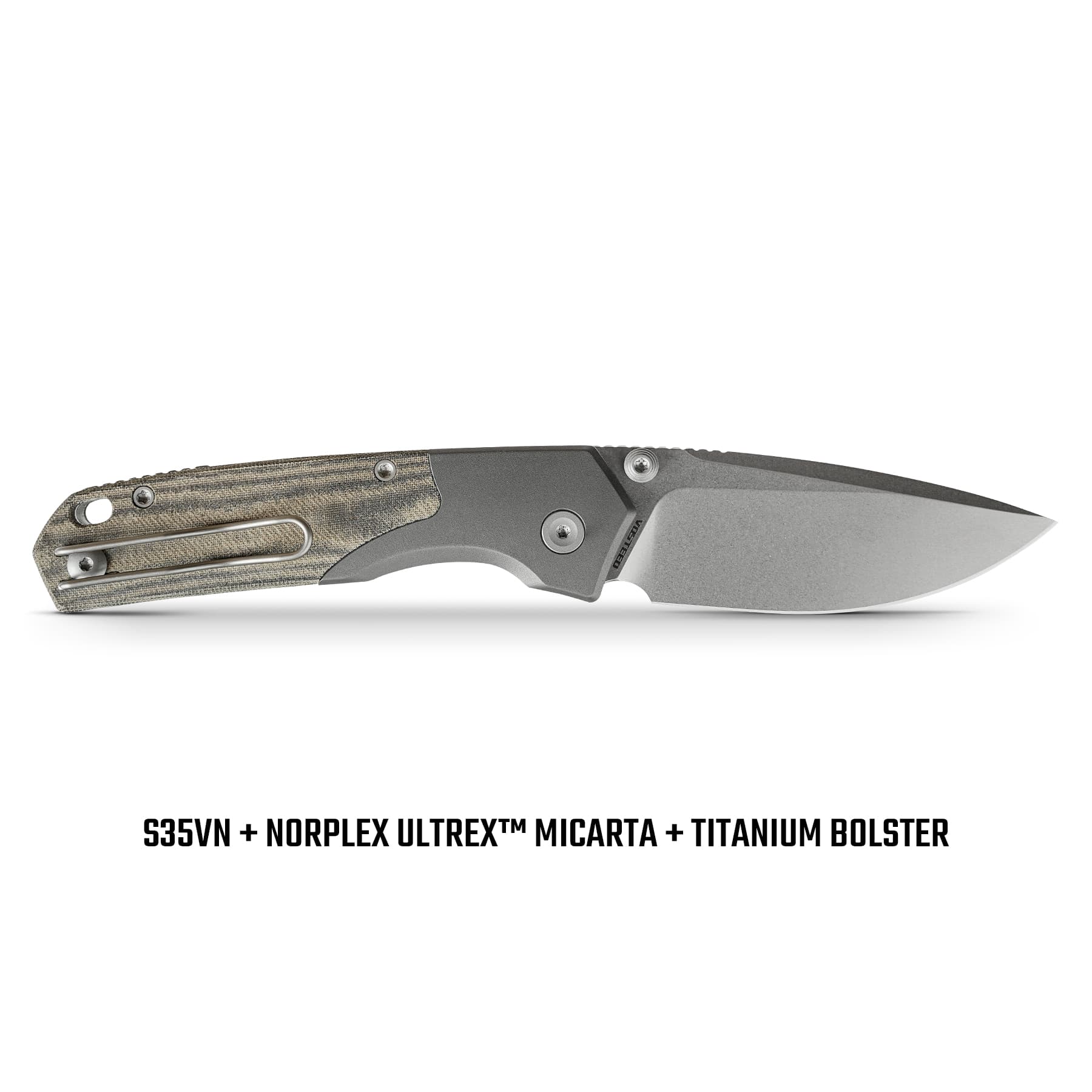 Psyop - Top Liner Lock Knife (2.99" S35VN Blade & Norplex UltreX™ Micarta Handle) - A2220