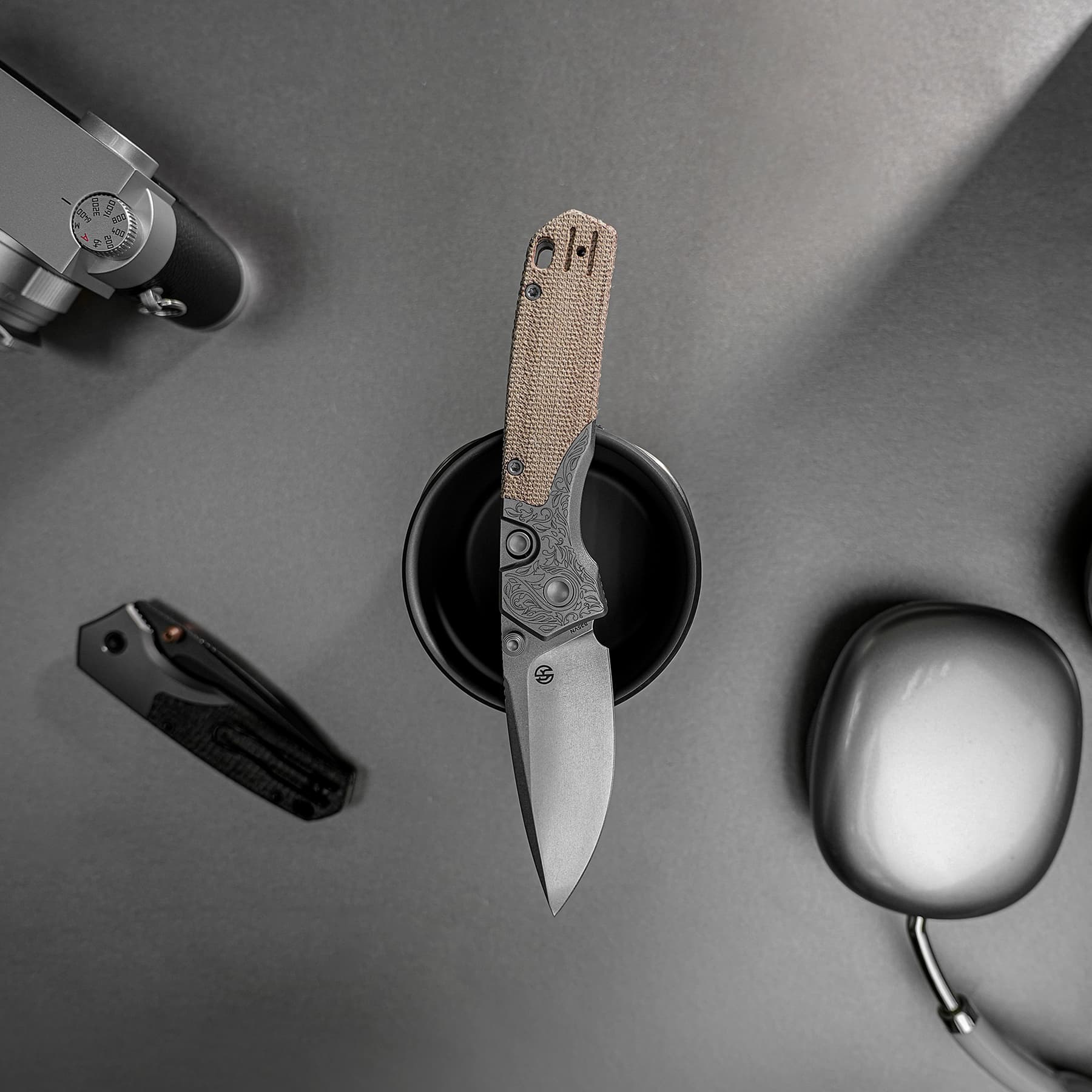 Psyop - Top Liner Lock Knife (2.99" S35VN Blade & Norplex UltreX™ Micarta Handle) - A2232