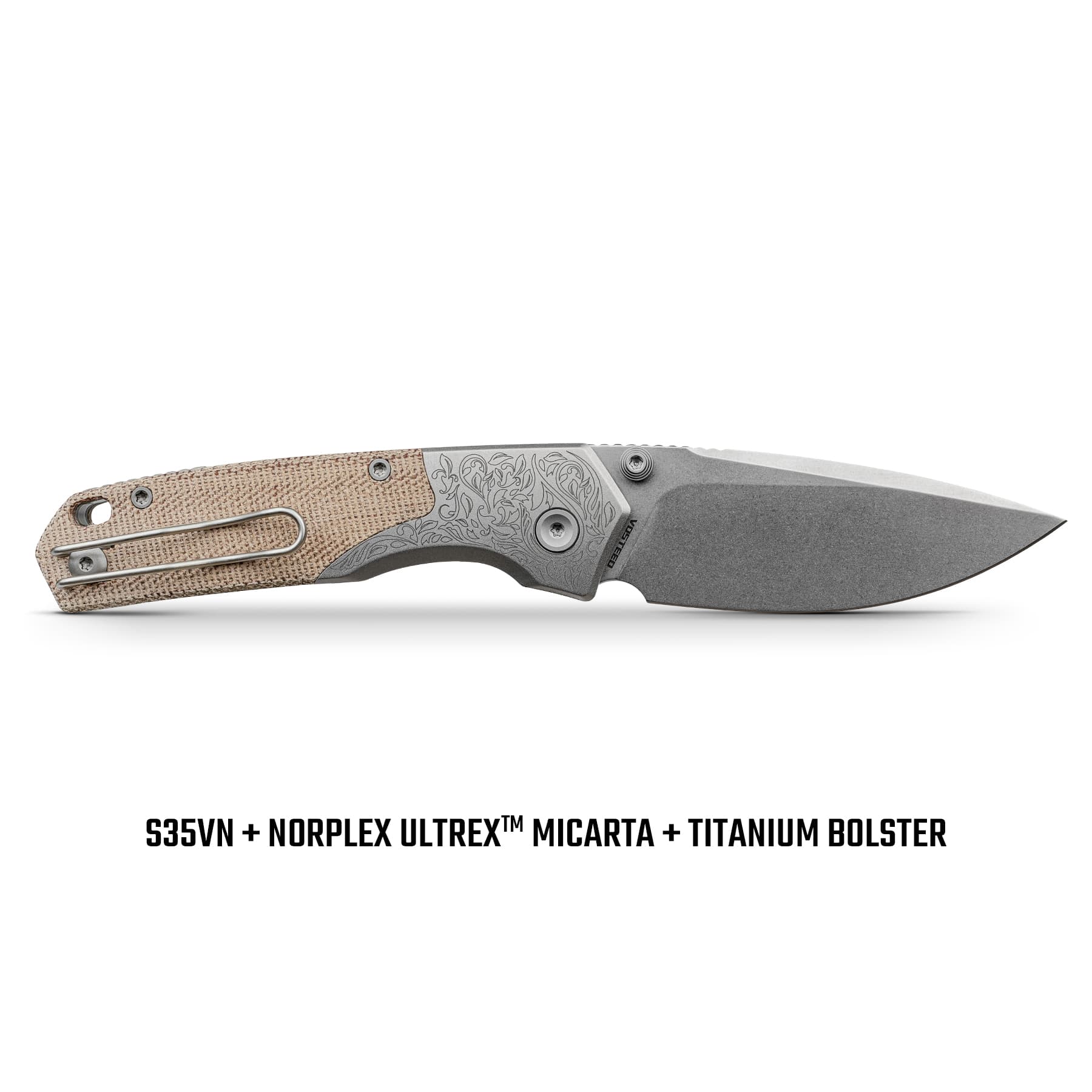 Psyop - Top Liner Lock Knife (2.99" S35VN Blade & Norplex UltreX™ Micarta Handle) - A2232