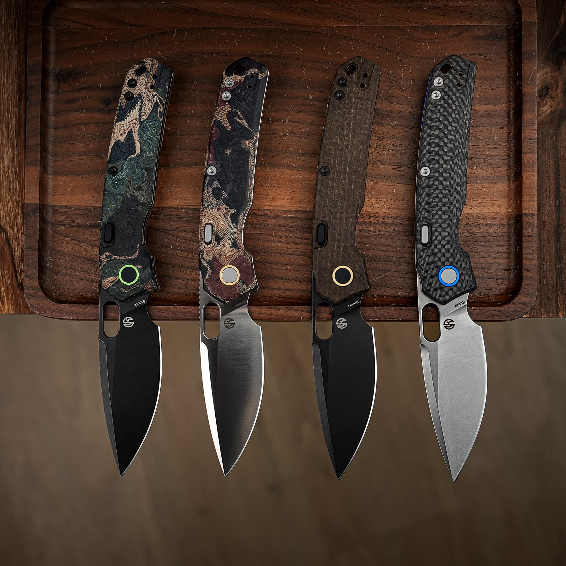 Psyop - Top Liner Lock (3.32" Elmax Blade &  Carbon Fiber Handle) - A2236