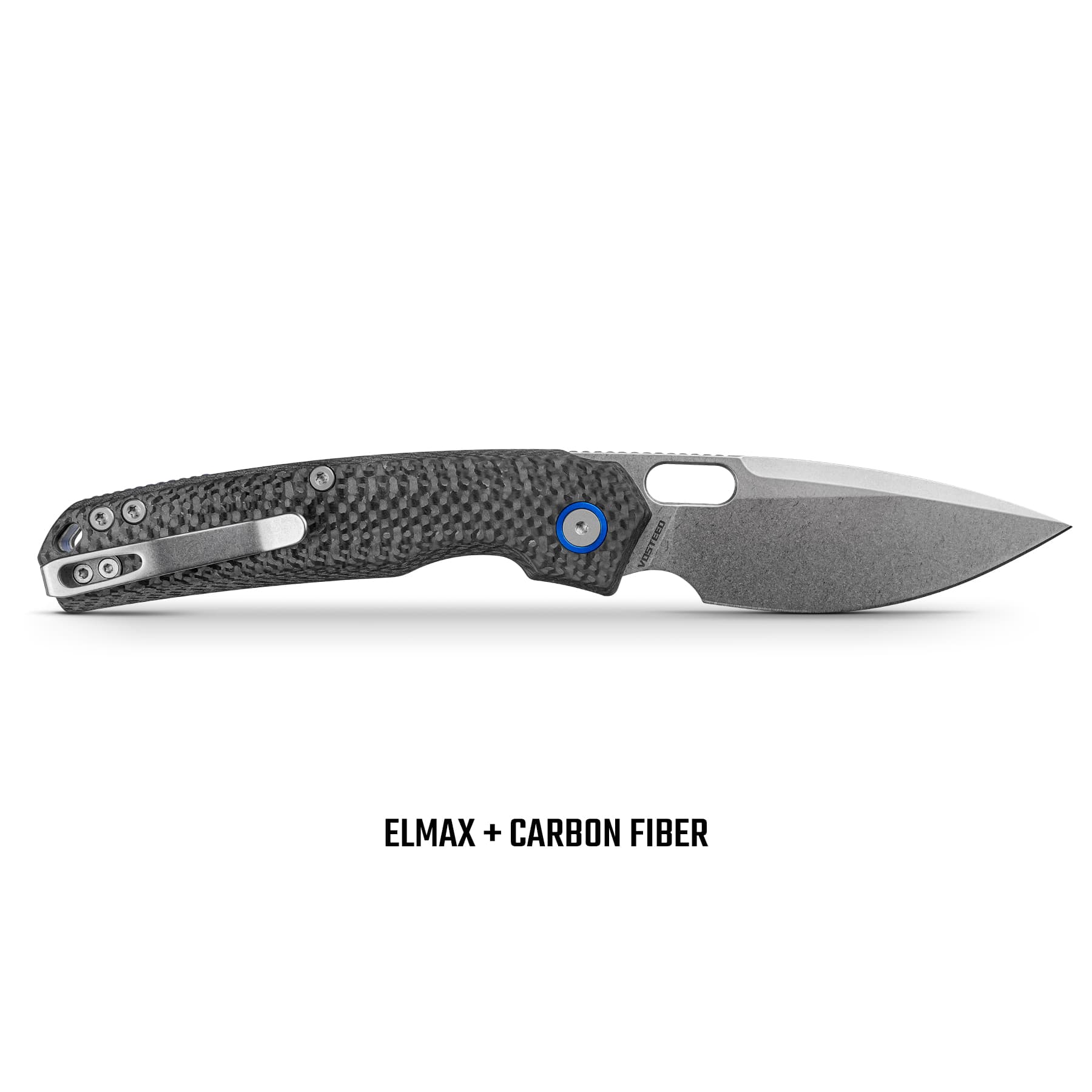 Psyop - Top Liner Lock (3.32" Elmax Blade &  Carbon Fiber Handle) - A2236