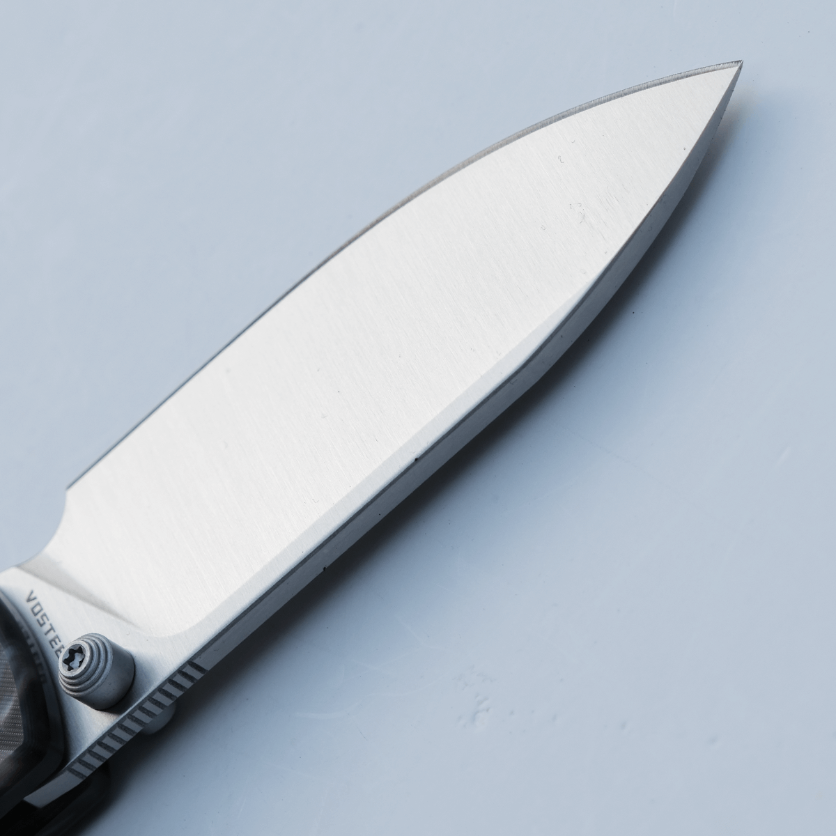 Going Gear Vosteed Exclusive Raccoon Folding Knife 3.25in Nitro-V Steel Raffir Noble Handles