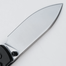 Going Gear Vosteed Raccoon Folding Knife 3.25in 14C28N Steel Black Aluminum & Jade G10 Handles