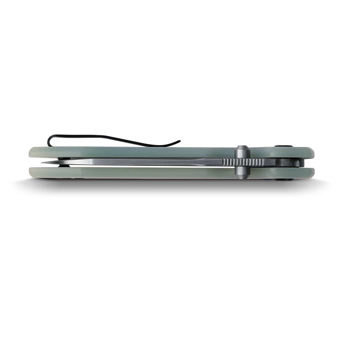 Raccoon® - Button Lock Knife (3.25" 14C28N Cleaver Blade & G10 Handle) - A0423