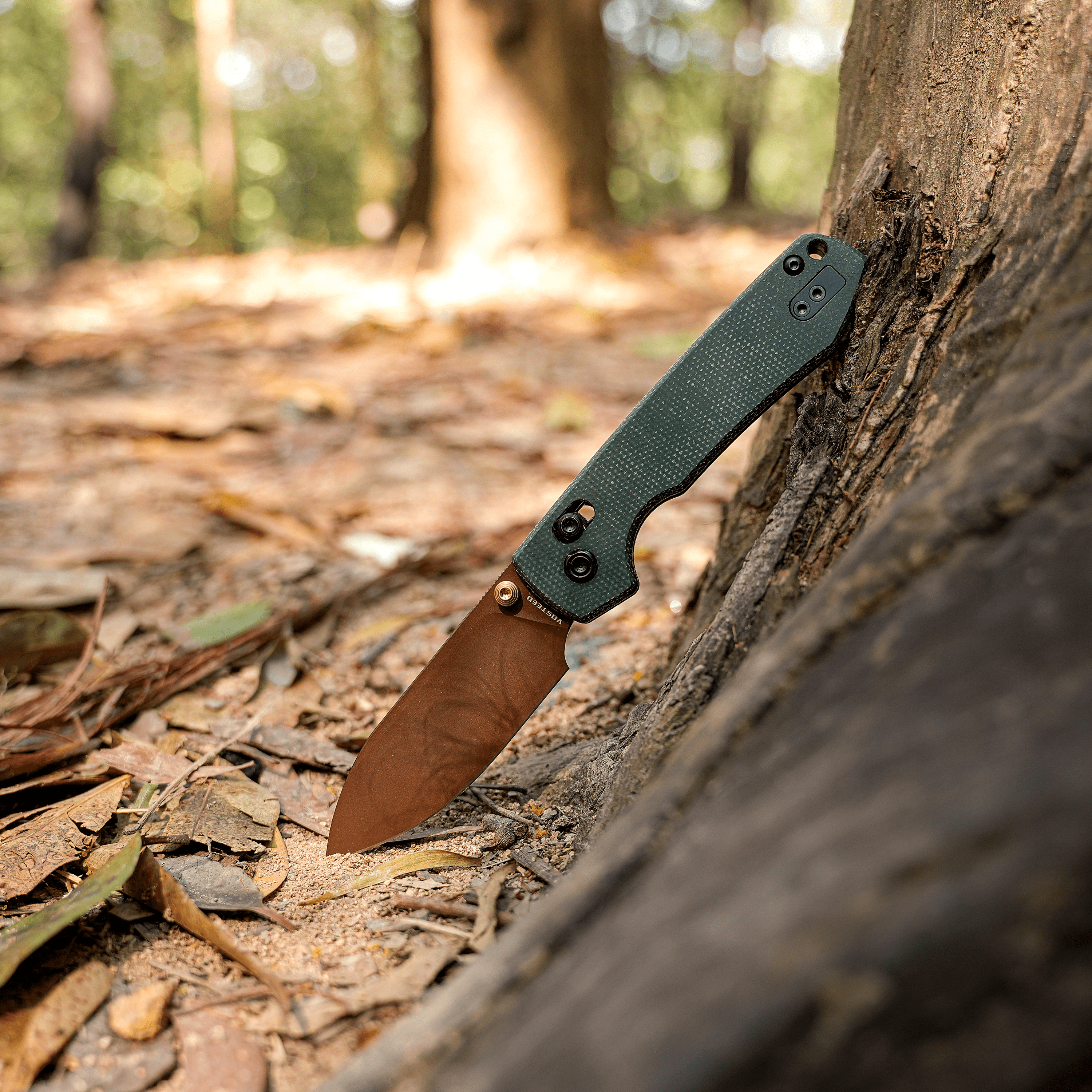 Raccoon® - Crossbar Lock knife (3.25" 14C28N Blade & Micarta Handle) - A0540
