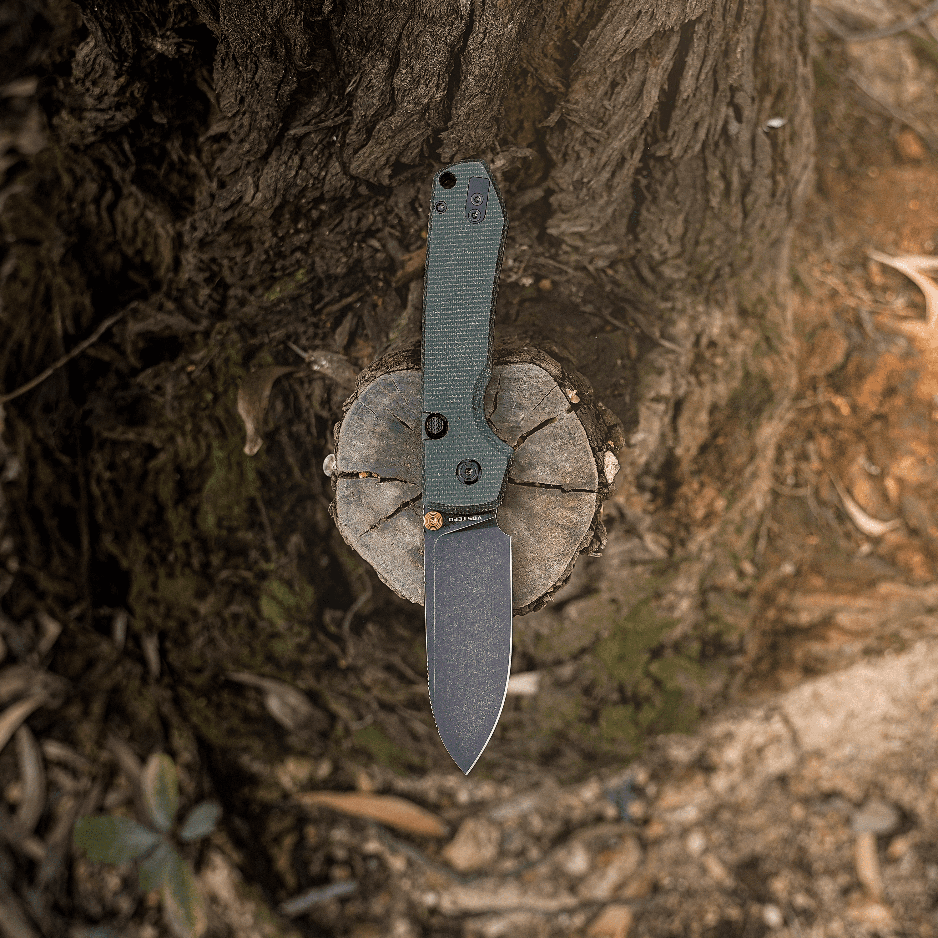 Raccoon ® 2.0 - Top Liner Lock (3.25" 14C28N Blade & Micarta Handle) - A2901