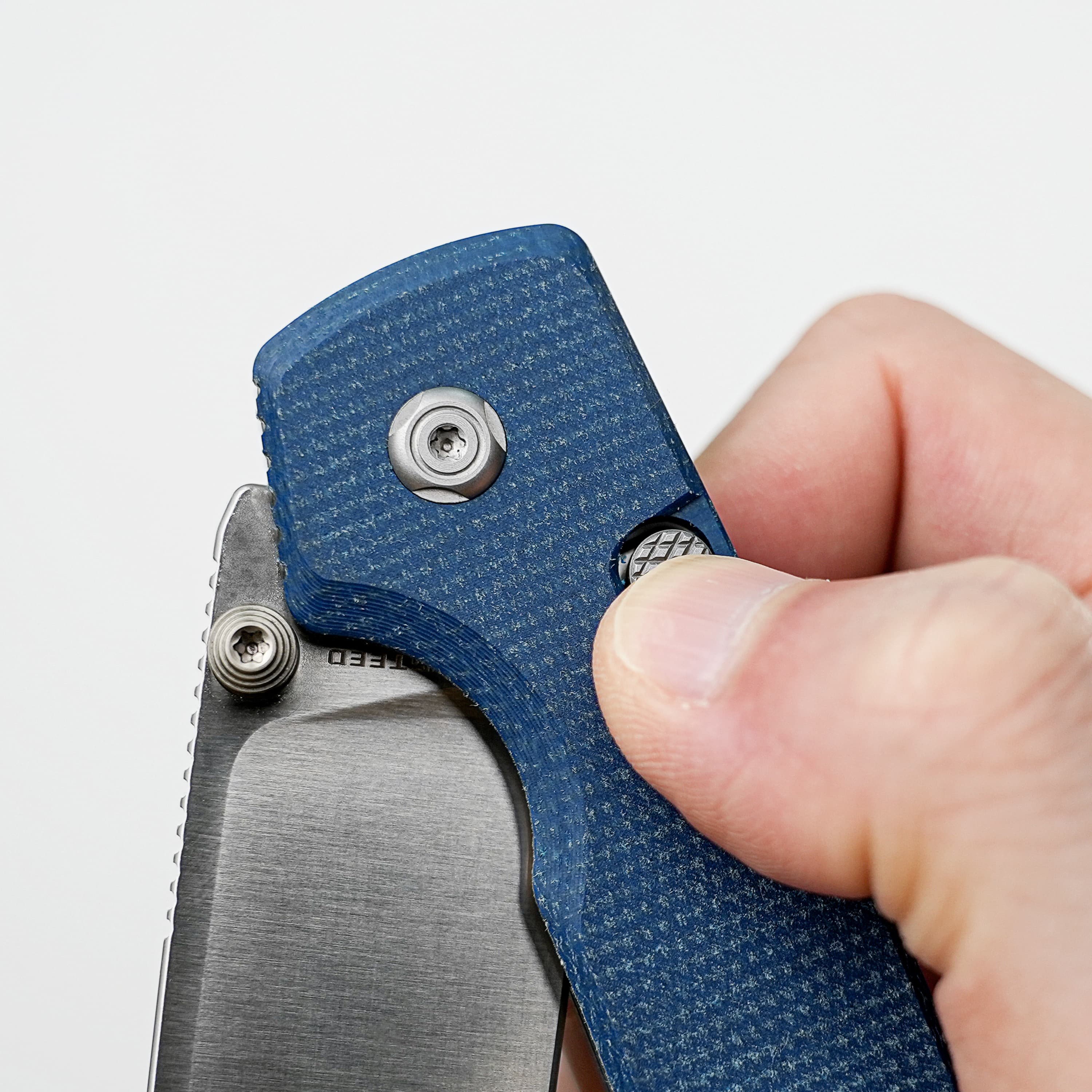 Raccoon Top Liner Lock Knife | Purple Micarta 14C28N EDC Gem