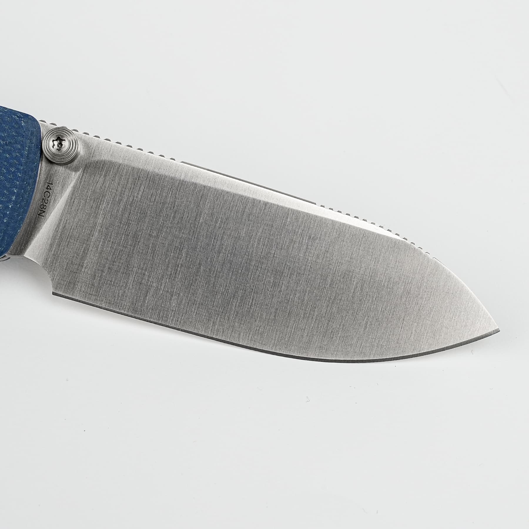 Raccoon Top Liner Lock Knife | Purple Micarta 14C28N EDC Gem