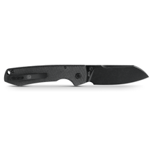 Raccoon - Button Lock Knife (3.25" 14C28N Cleaver Blade & Micarta Handle) - RC32VPMCK