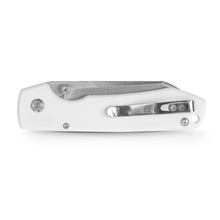 Raccoon - Button Lock Knife (3.25" 14C28N Cleaver Blade & Micarta Handle) - RC32VTGCW