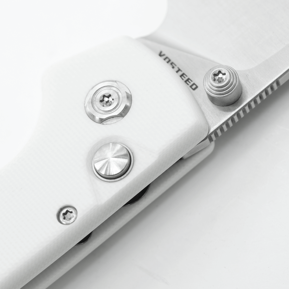 Raccoon® - Button Lock Knife (3.25" 14C28N Cleaver Blade &G10 Handle) - RC32VTGCW