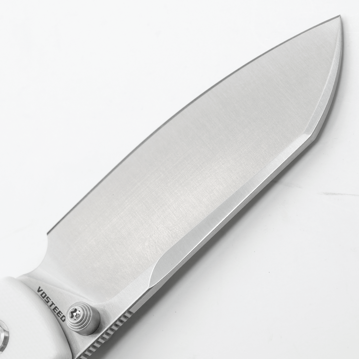Raccoon® - Button Lock Knife (3.25" 14C28N Cleaver Blade &G10 Handle) - RC32VTGCW
