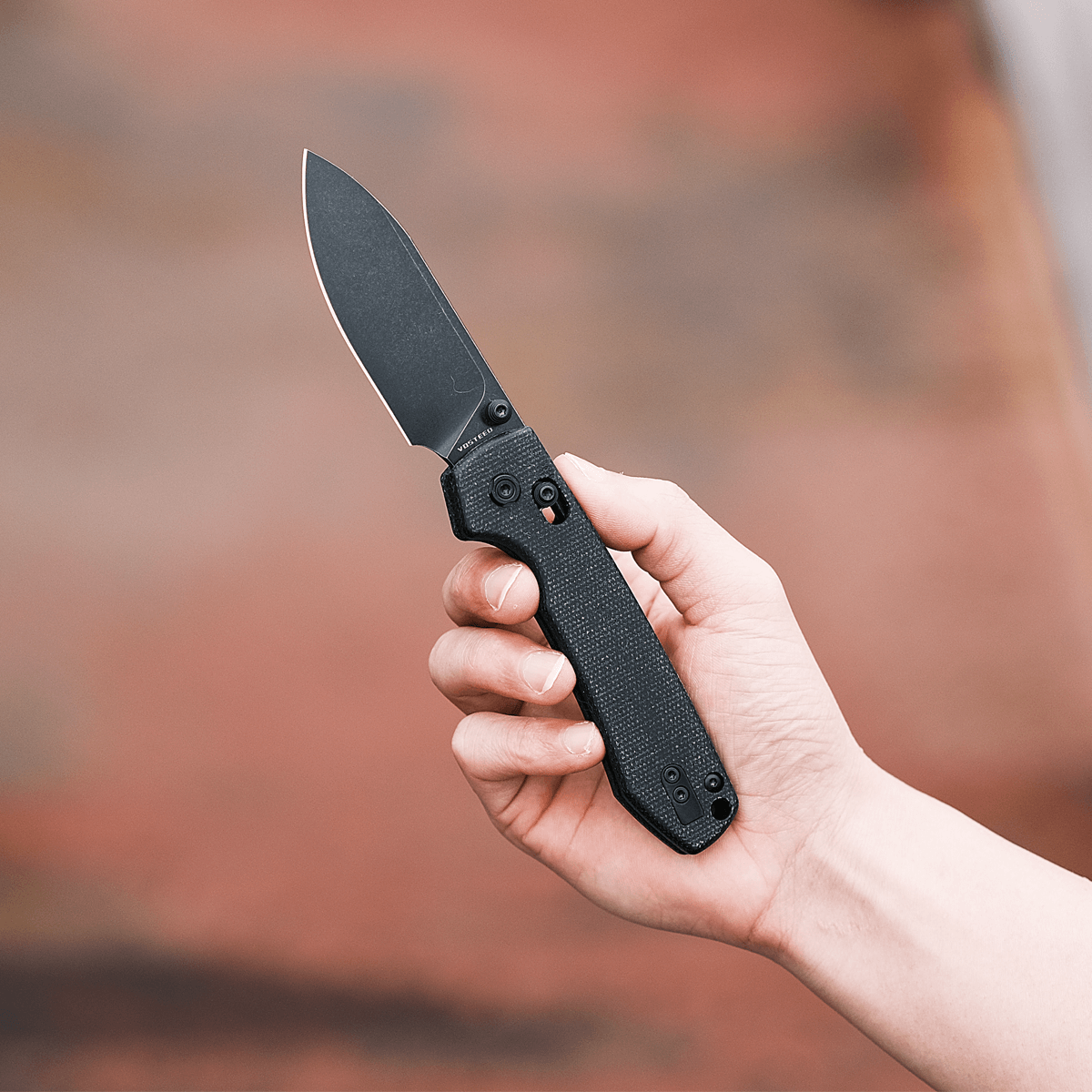 Raccoon® - Crossbar Lock knife (3.25" 14C28N Blade & Micarta Handle) - A0501