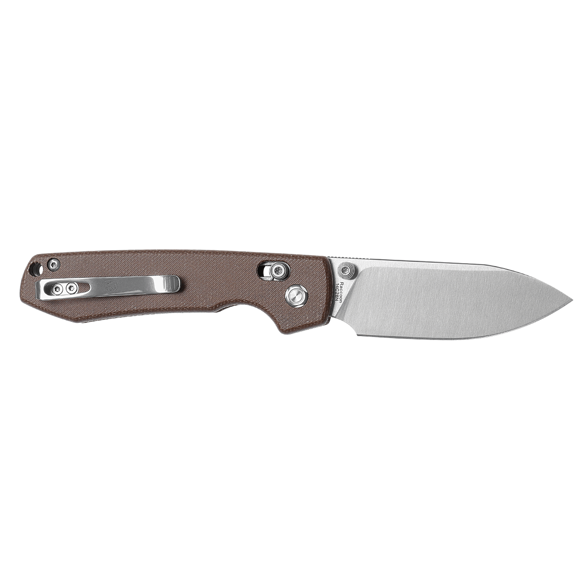 Raccoon® - Crossbar Lock knife (3.25" 14C28N Blade & Micarta Handle) - A0506