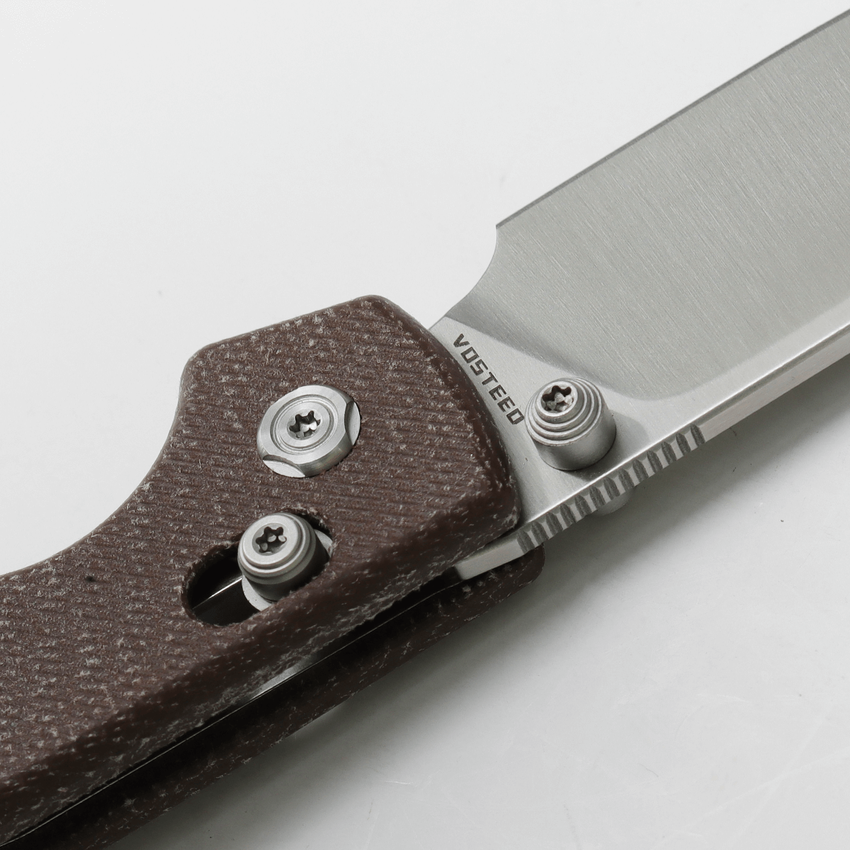 Raccoon® - Crossbar Lock knife (3.25" 14C28N Blade & Micarta Handle) - A0506