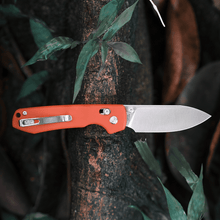 Raccoon - Crossbar Lock knife (3.25" 14C28N Blade & G10 Handle) - RCCB32VTGO