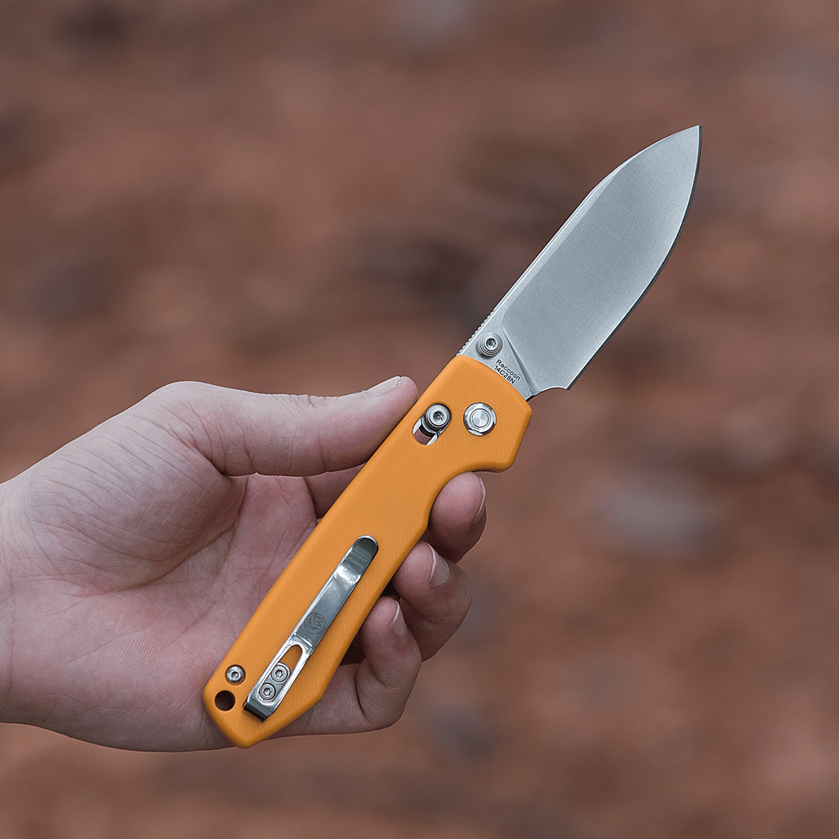 Raccoon® - Crossbar Lock knife (3.25" 14C28N Blade & G10 Handle) - A0509