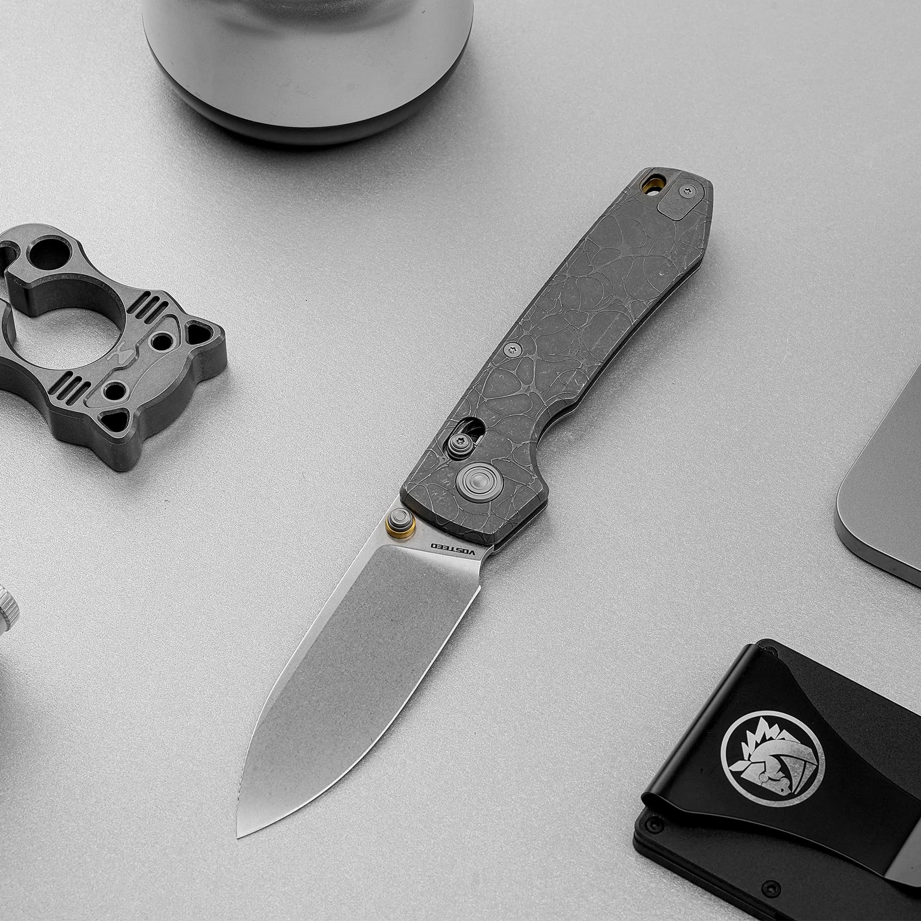 Coming Soon - Raccoon® TiSlim™ - Crossbar Lock (3.18" S35VN Blade & Titanium Handle) - A4506