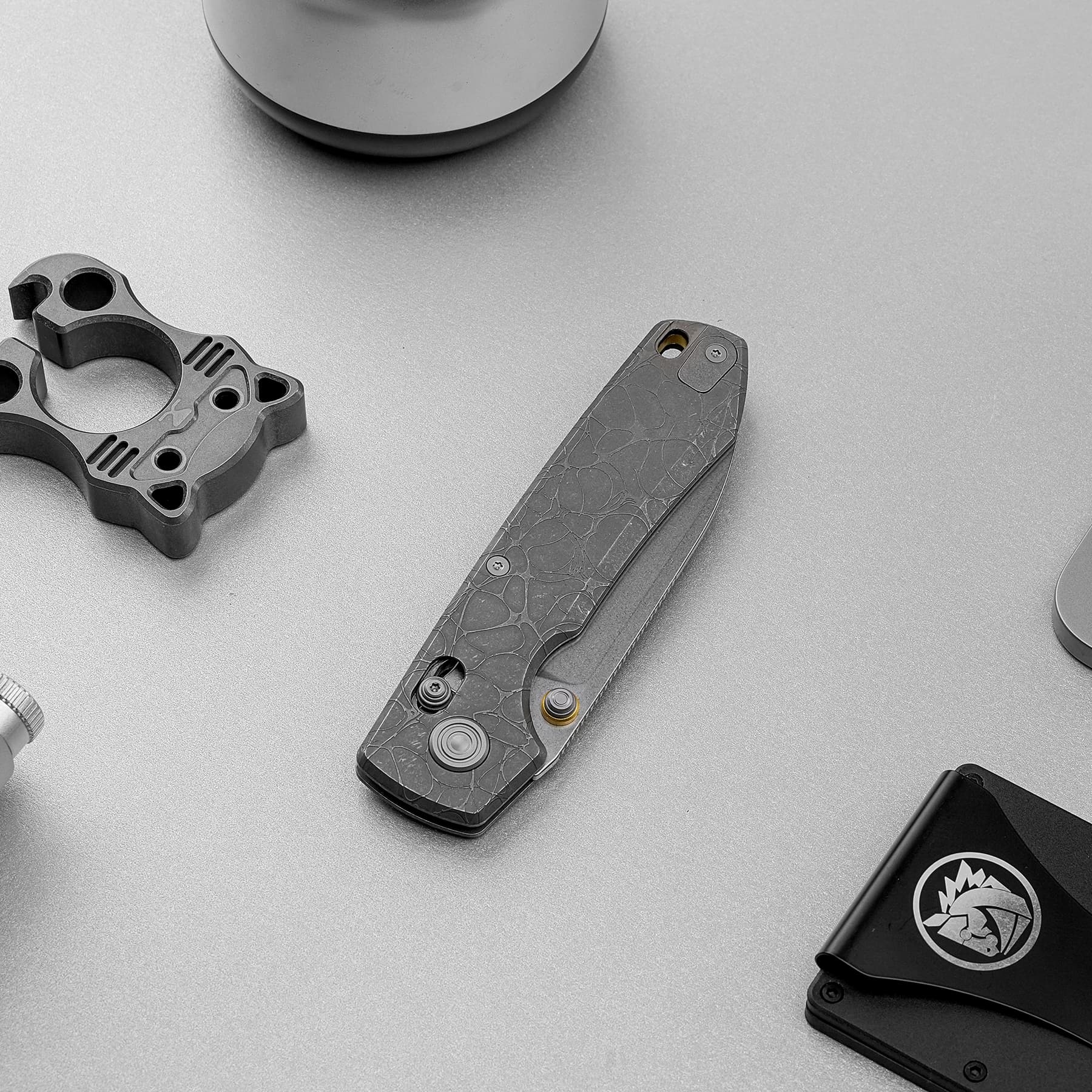 Coming Soon - Raccoon® TiSlim™ - Crossbar Lock (3.18" S35VN Blade & Titanium Handle) - A4506