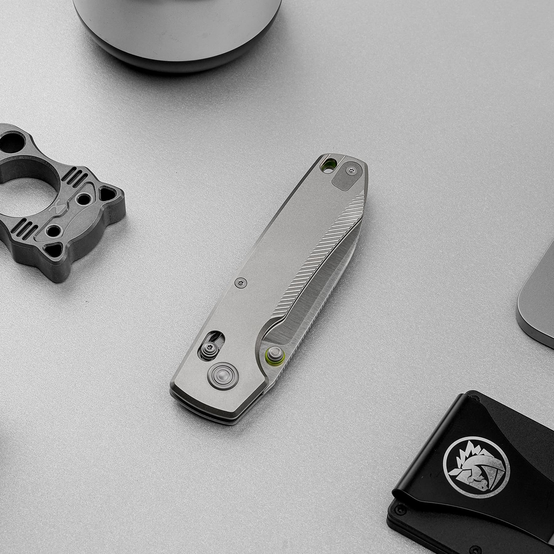 Coming Soon - Raccoon® TiSlim™ - Crossbar Lock (3.18" 154CM Blade & Titanium Handle) - A4501