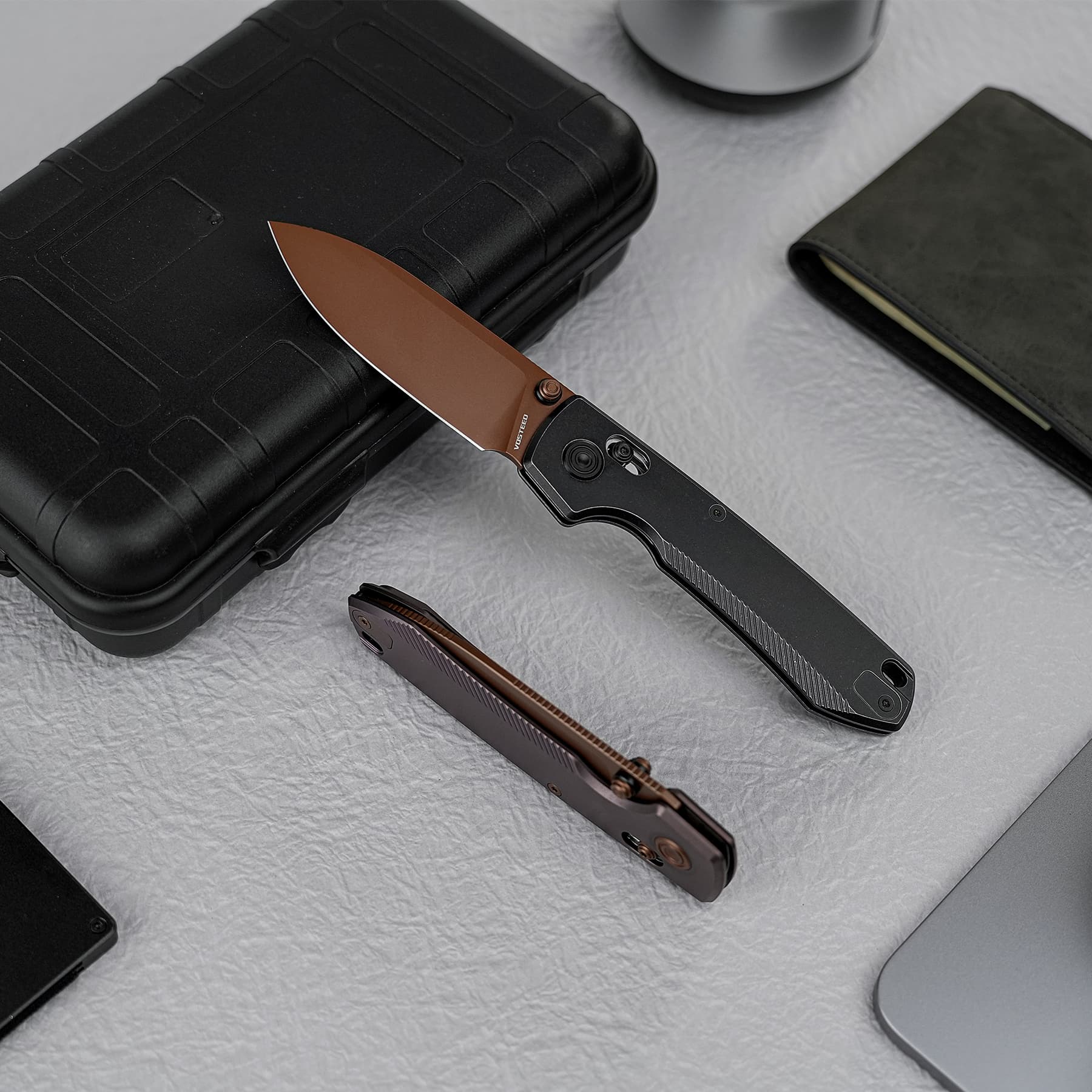 Coming Soon - Raccoon® TiSlim™ - Crossbar Lock (3.18" 154CM Blade & Titanium Handle) - A4504