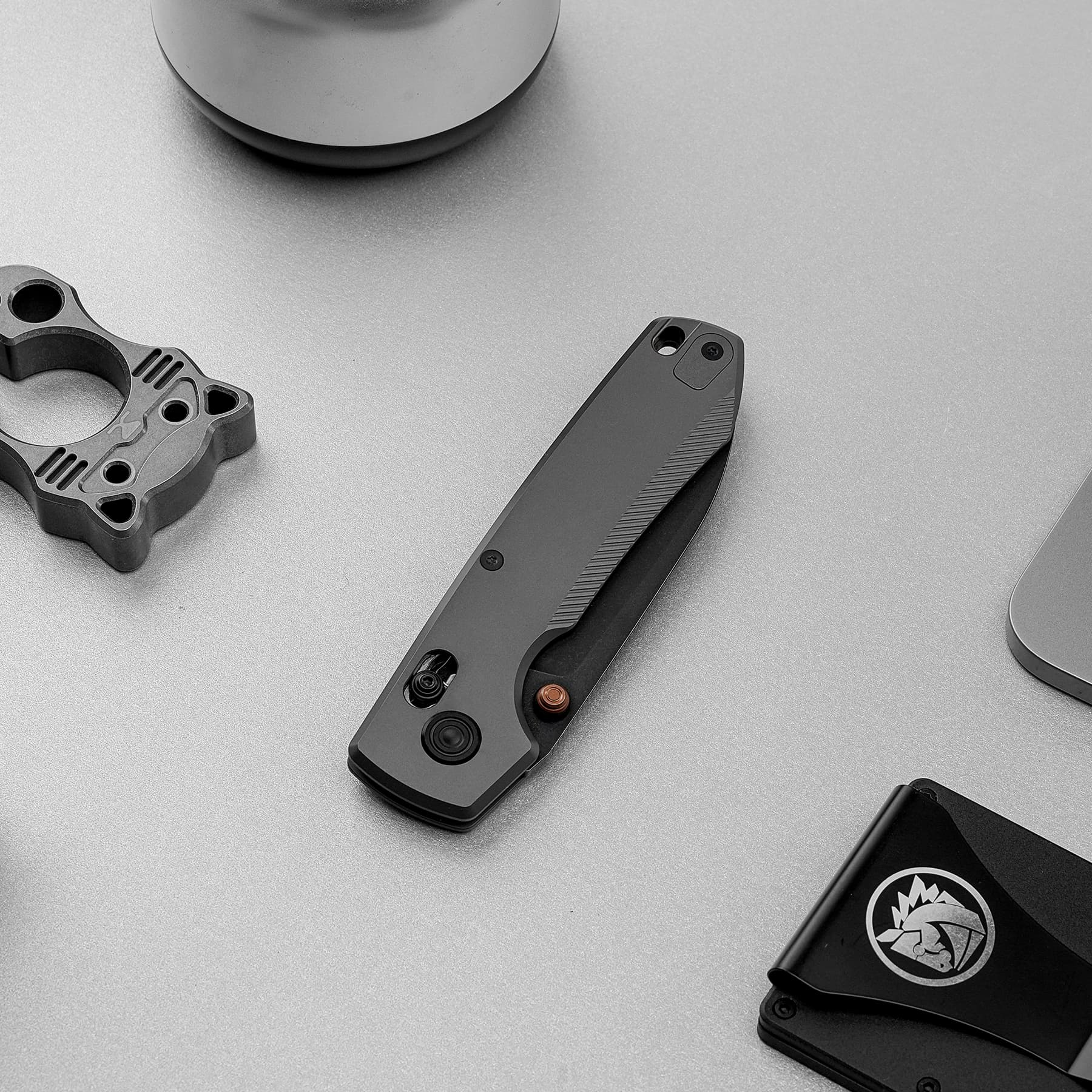 Coming Soon - Raccoon® TiSlim™ - Crossbar Lock (3.18" 154CM Blade & Titanium Handle) - A4505