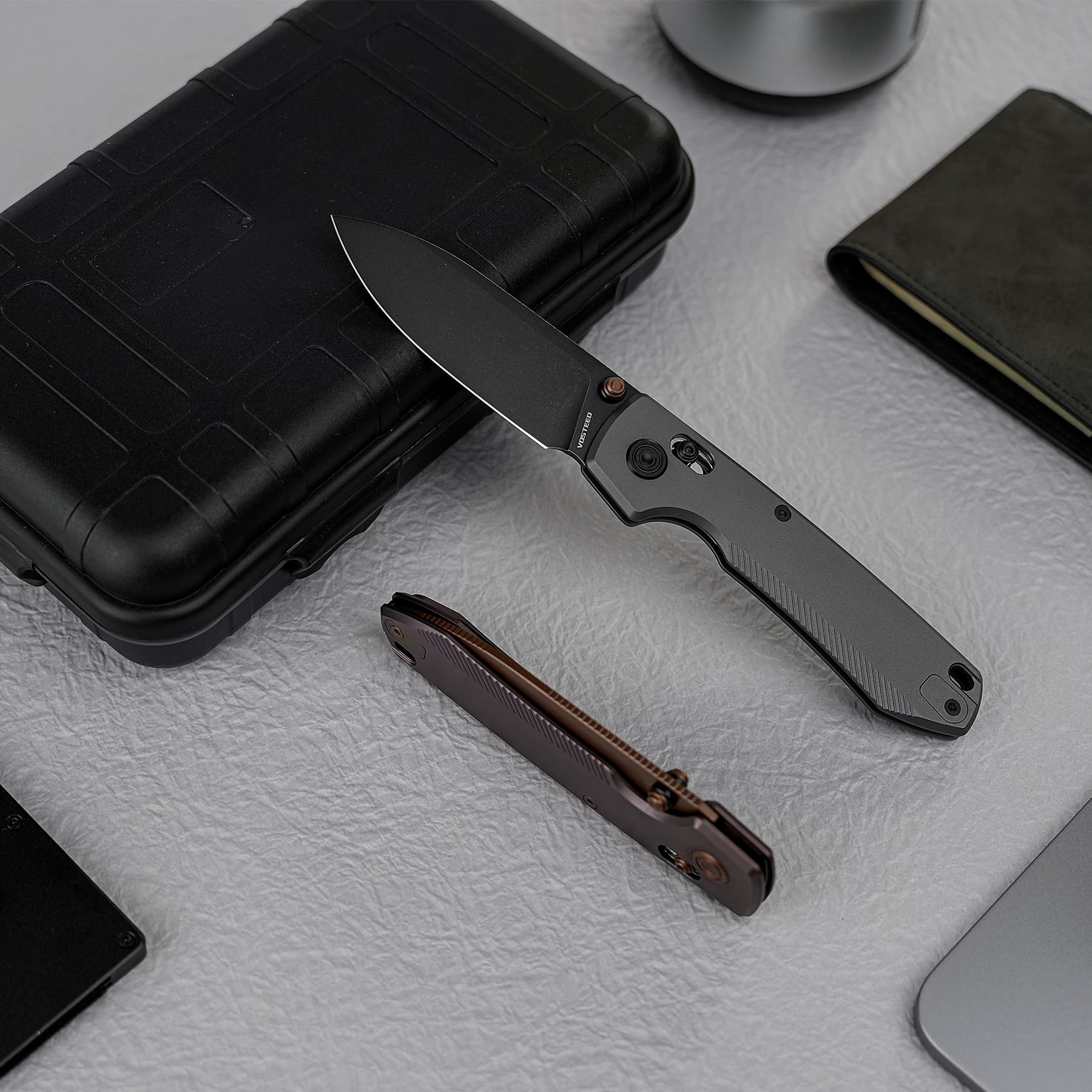 Coming Soon - Raccoon® TiSlim™ - Crossbar Lock (3.18" 154CM Blade & Titanium Handle) - A4505