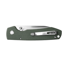 Raccoon - Button Lock Knife (3.25" 14C28N Blade & Micarta Handle) - RC3SVM1