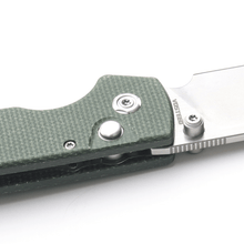 Raccoon - Button Lock Knife (3.25" 14C28N Blade & Micarta Handle) - RC3SVM1