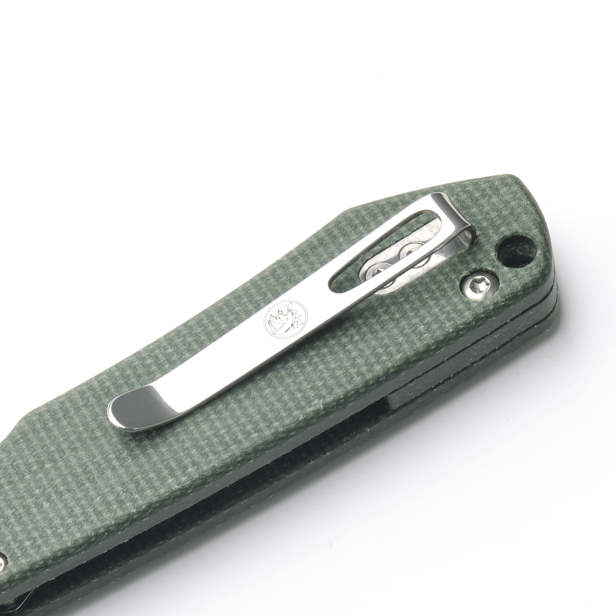 Vosteed Raccoon Knife pocket clip detail