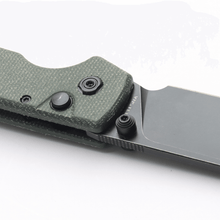 Raccoon - Button Lock Knife (3.25" 14C28N Blade & Micarta Handle) - RC3SVM4